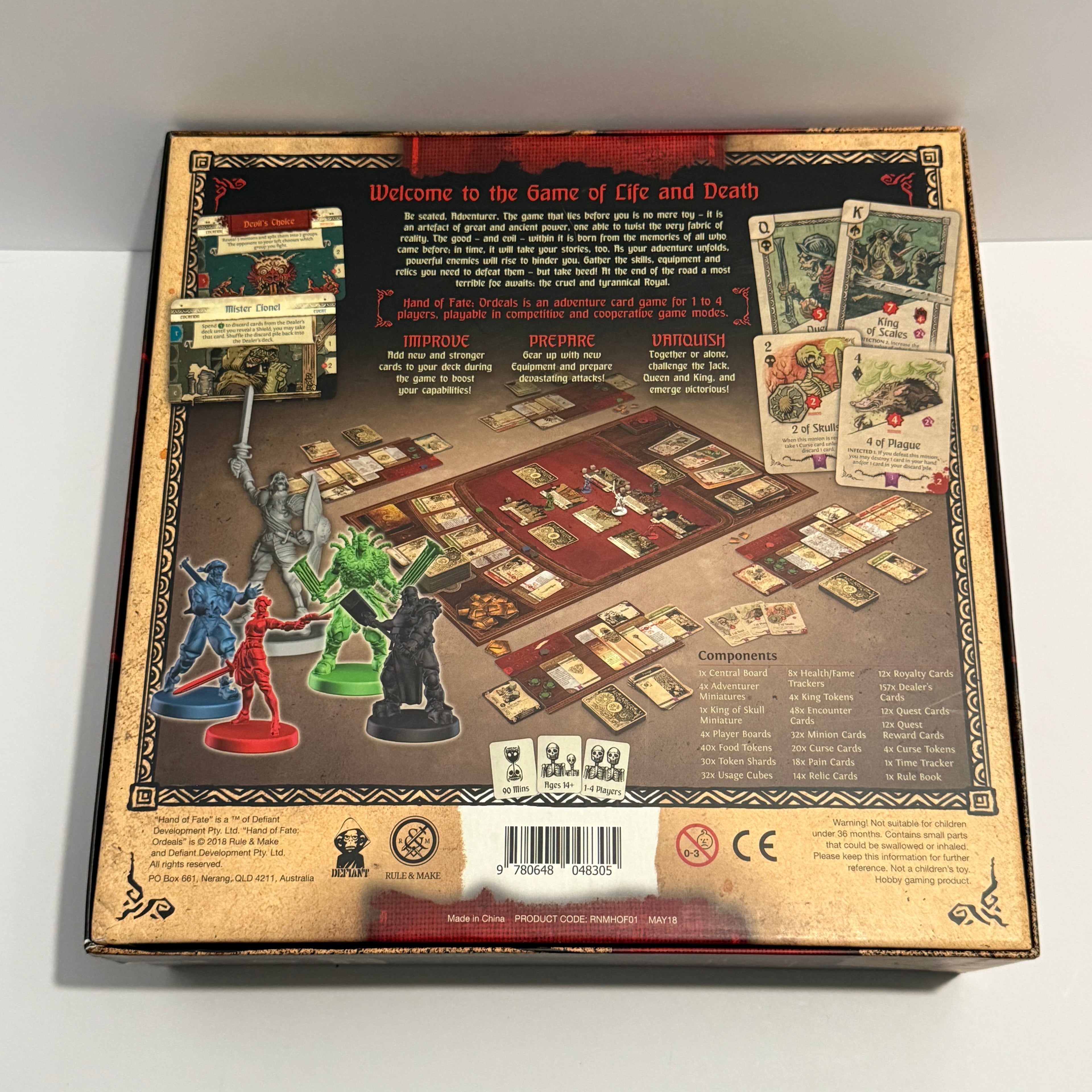 Hand of Fate: Ordeals Board Game Special Edition w/ Royalty Expansion