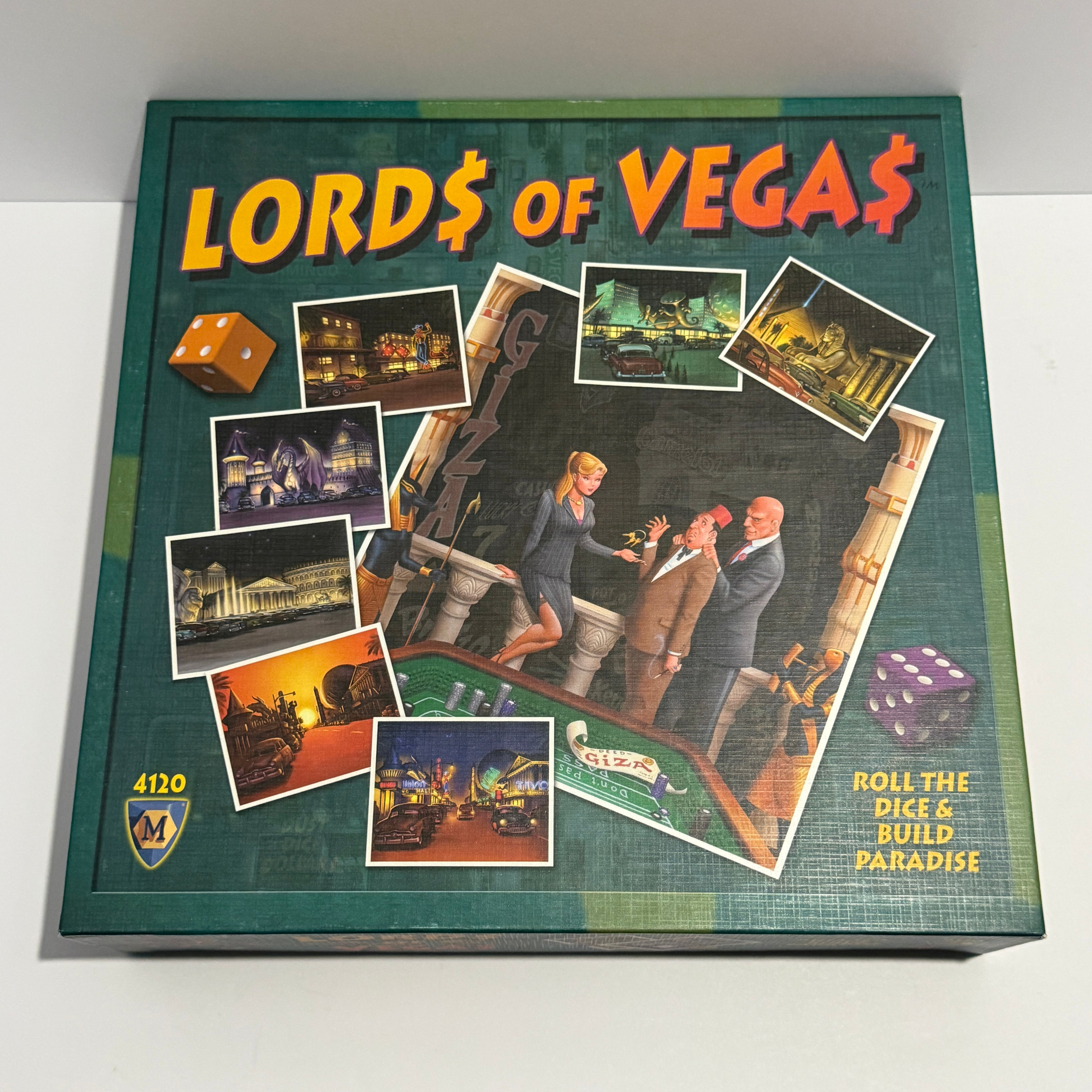 Lords of Vegas w/ Up! Expansion & Villainy Promo