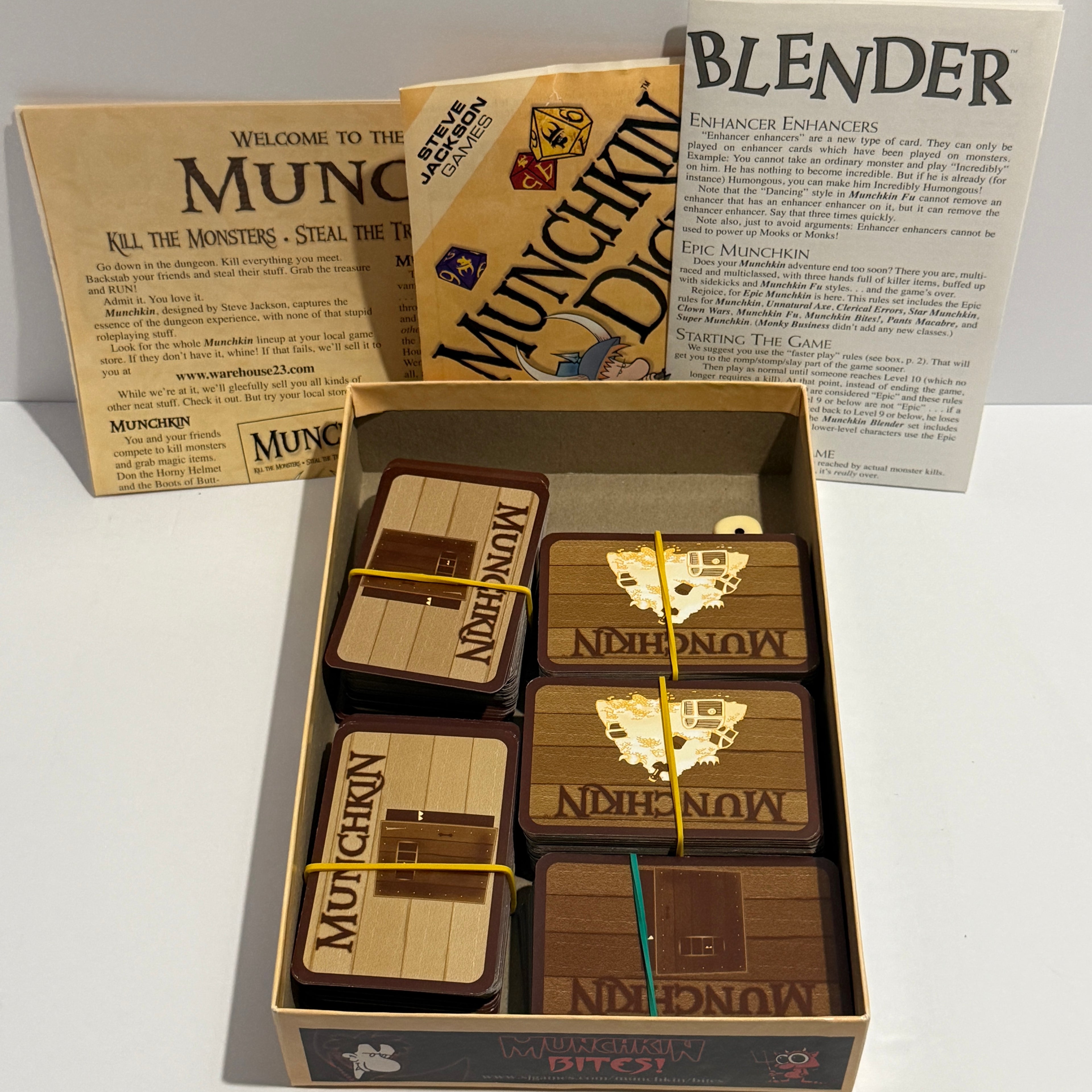 Munchkin Game Bundle of 7 Sets & Expansions