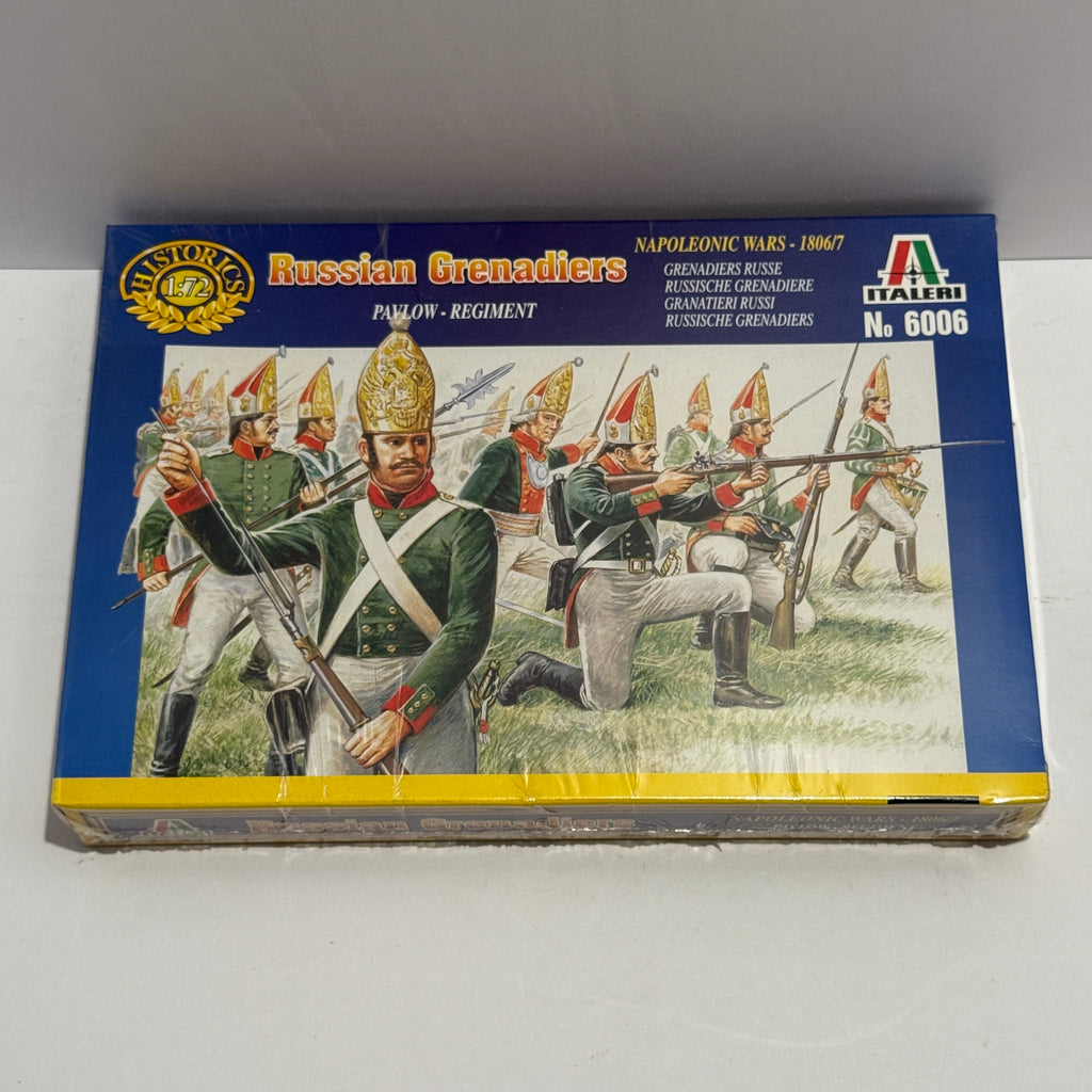 Italeri Russian Grenadiers Pavlow Regiment 1/72 Scale Model Kit #6006