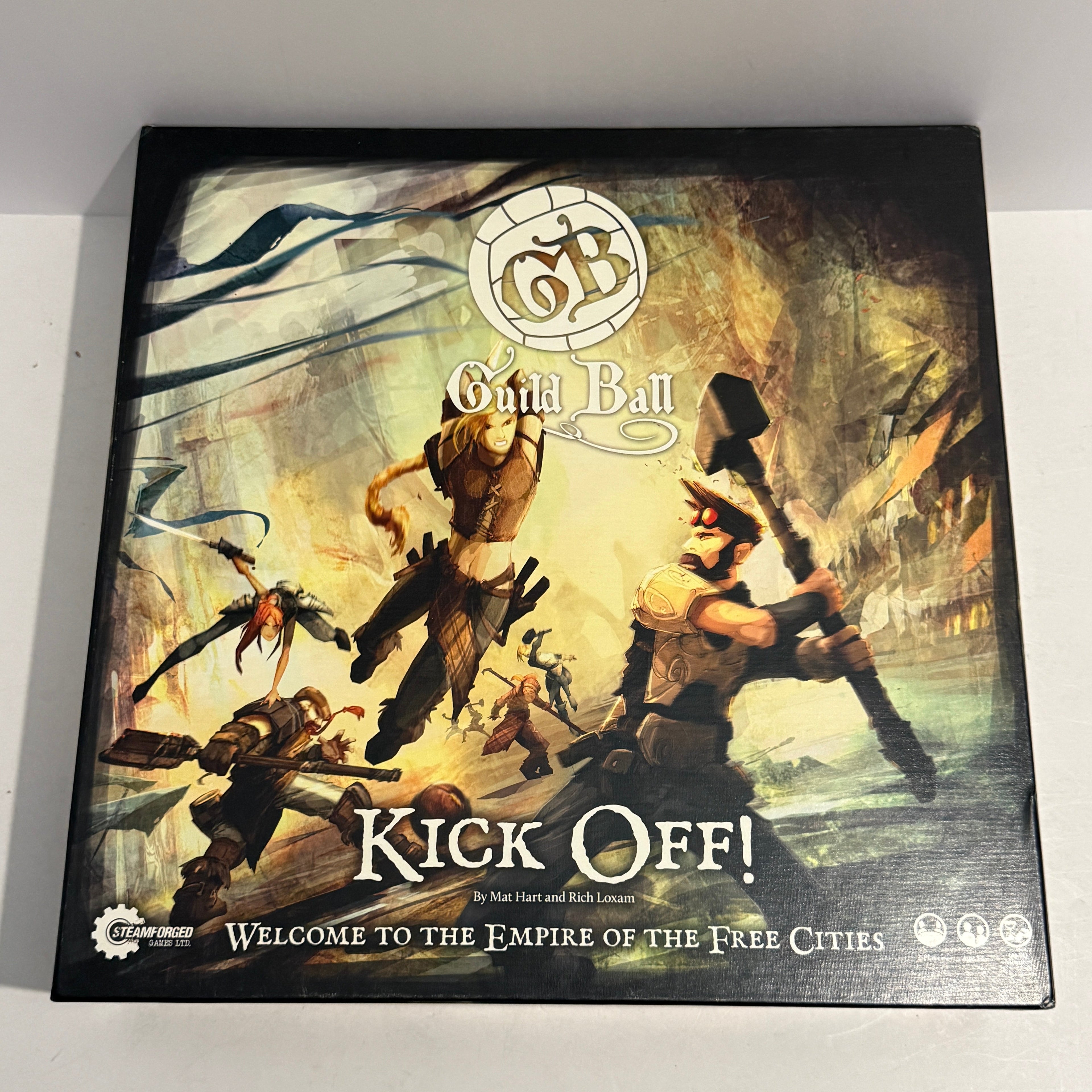 Guild Ball: Kick Off! Board Game w/ The Honest Land & Forged From Steel Expansions