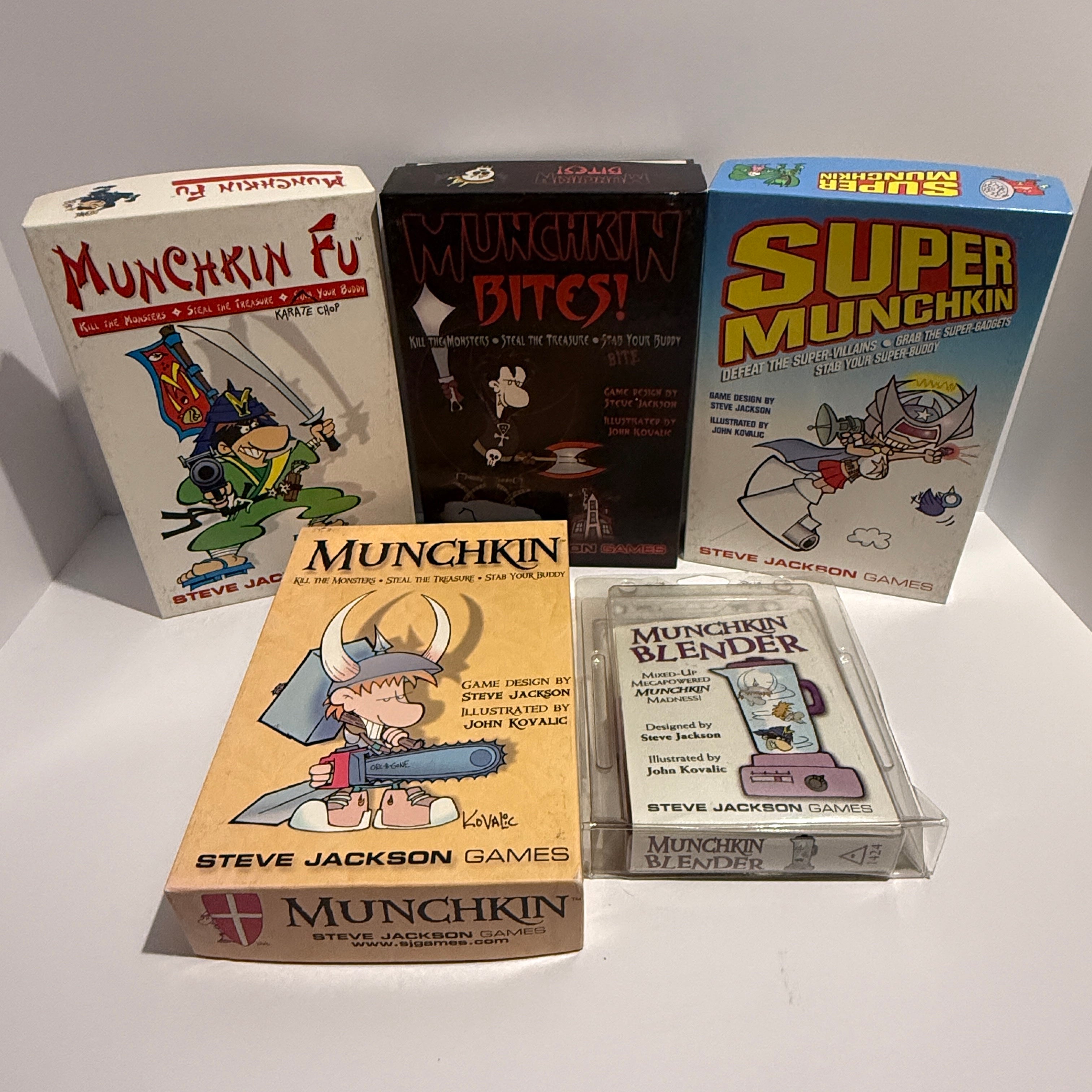 Munchkin Game Bundle of 7 Sets & Expansions