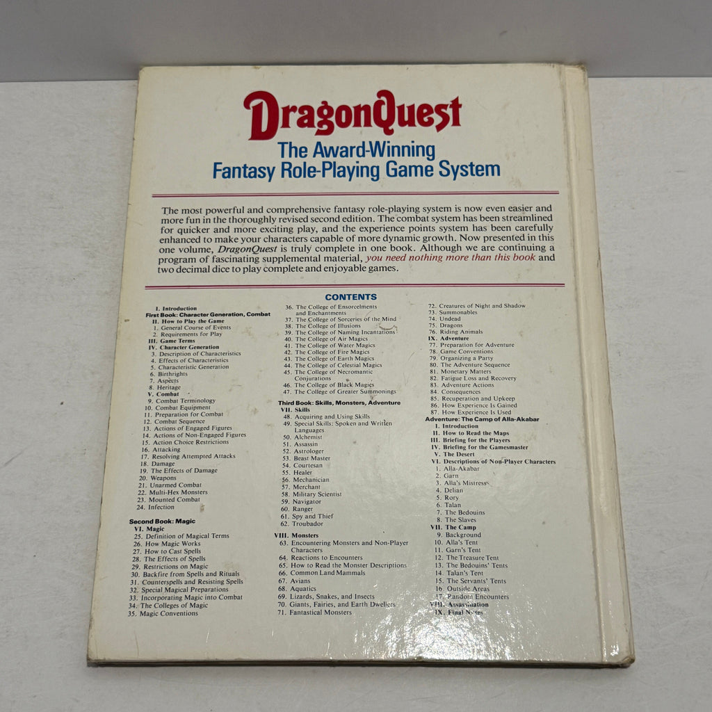 DragonQuest 2nd Ed Hardcover 3900