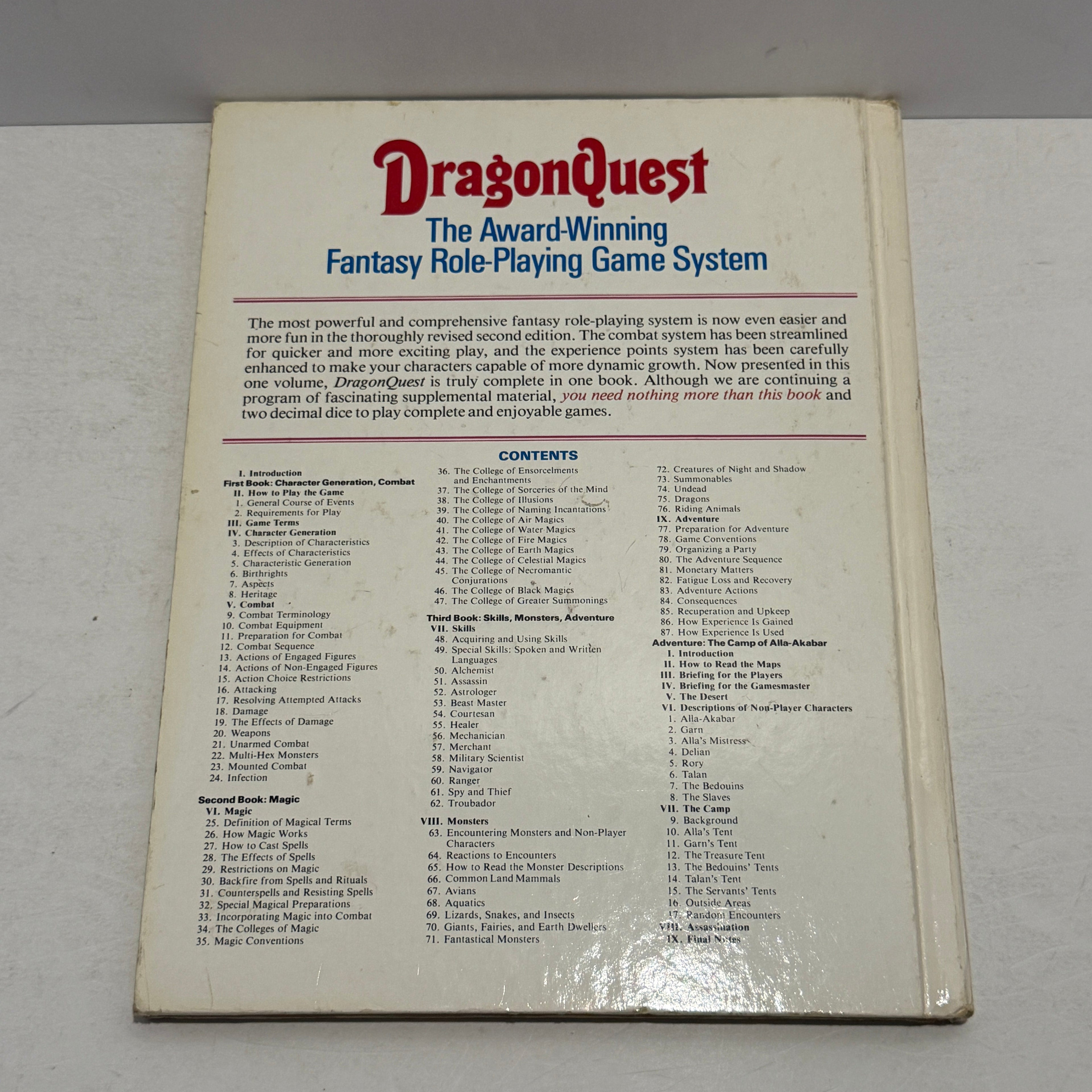 DragonQuest 2nd Ed Hardcover 3900