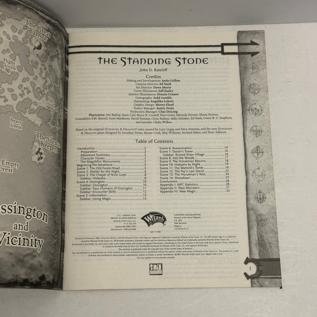 Dungeons & Dragons The Standing Stone 3rd Ed.
