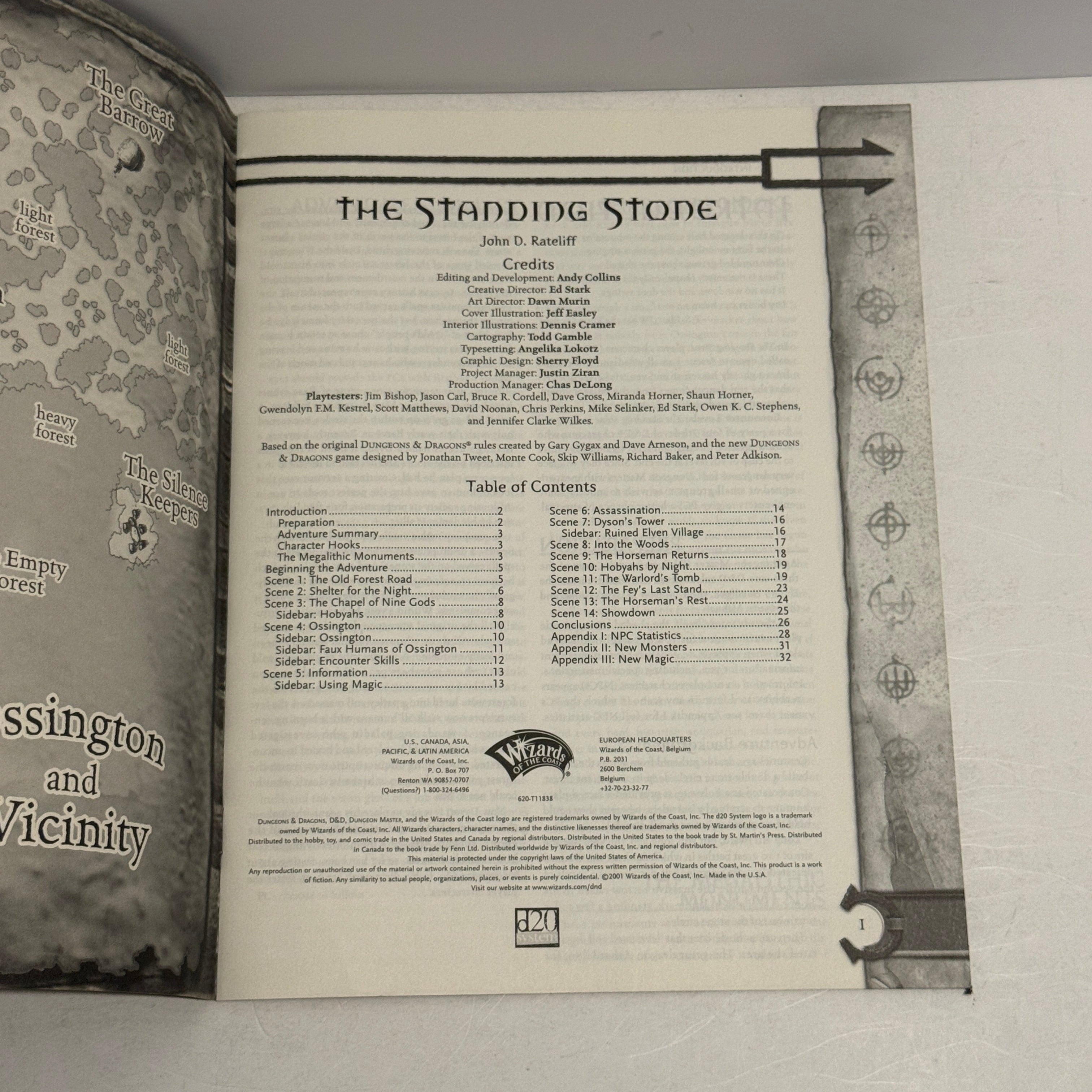 Dungeons & Dragons The Standing Stone 3rd Ed.