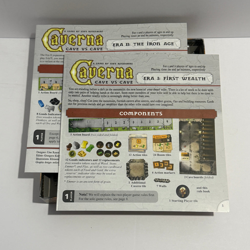 Caverna: Cave vs. Cave w/ Era 2 Expansion