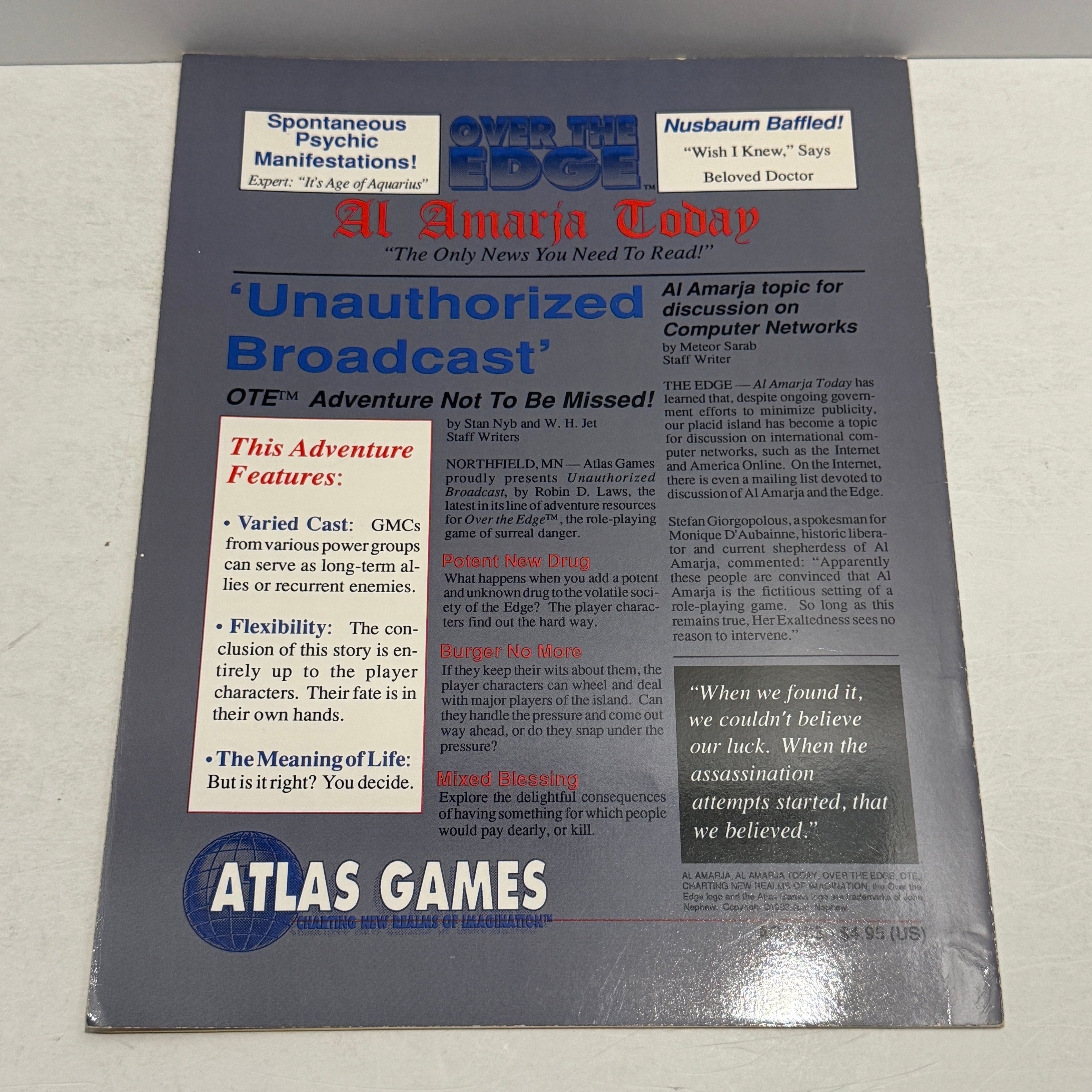 Over the Edge: Unauthorized Broadcast Adventure Resource