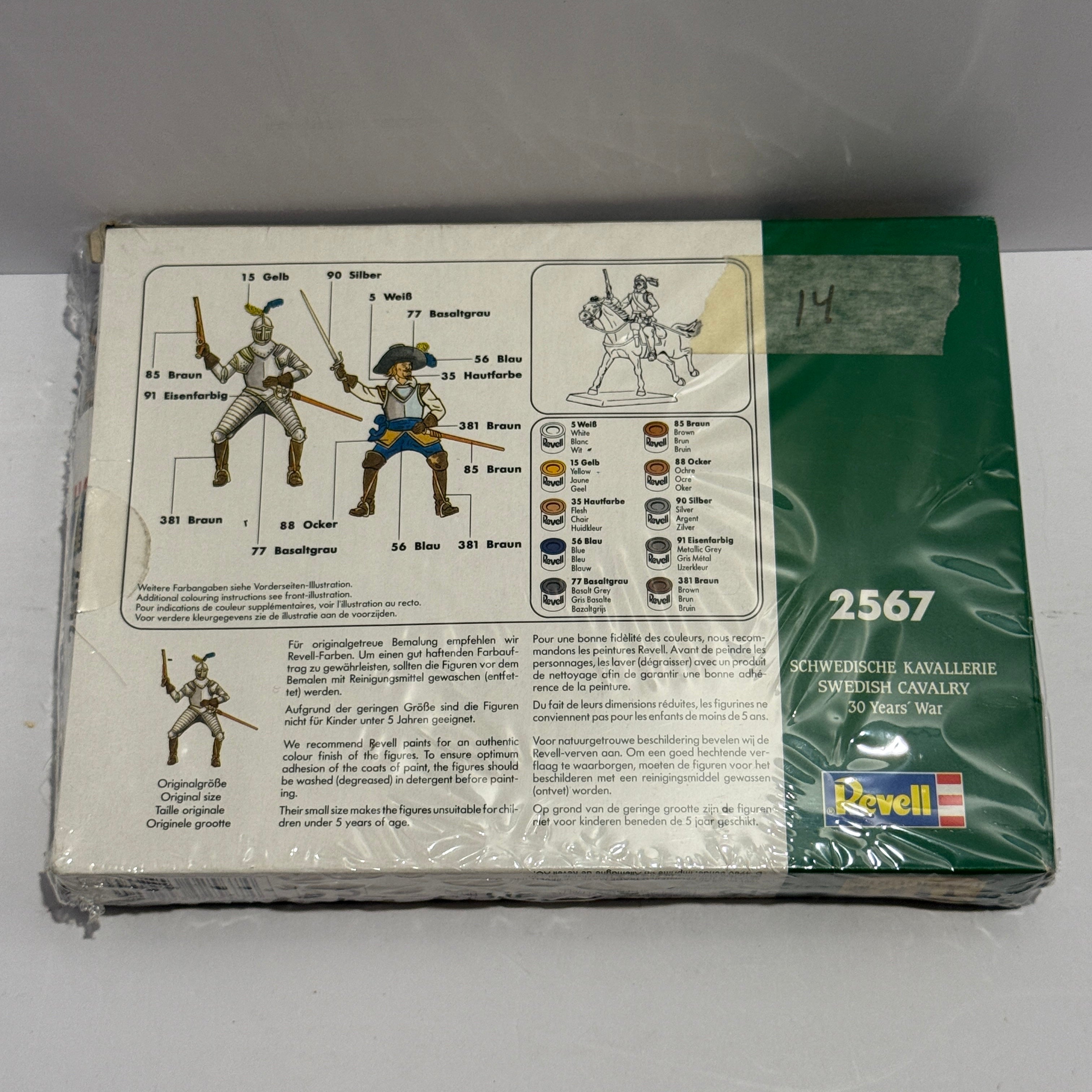 Revell Schwedische Kavallerie 1/72 Scale Model Kit #2567