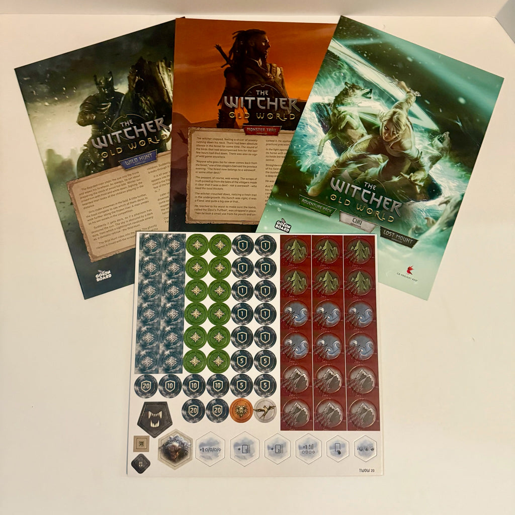 The Witcher: Old World Board Game w/ Kickstarter & Legendary Hunt Expansions