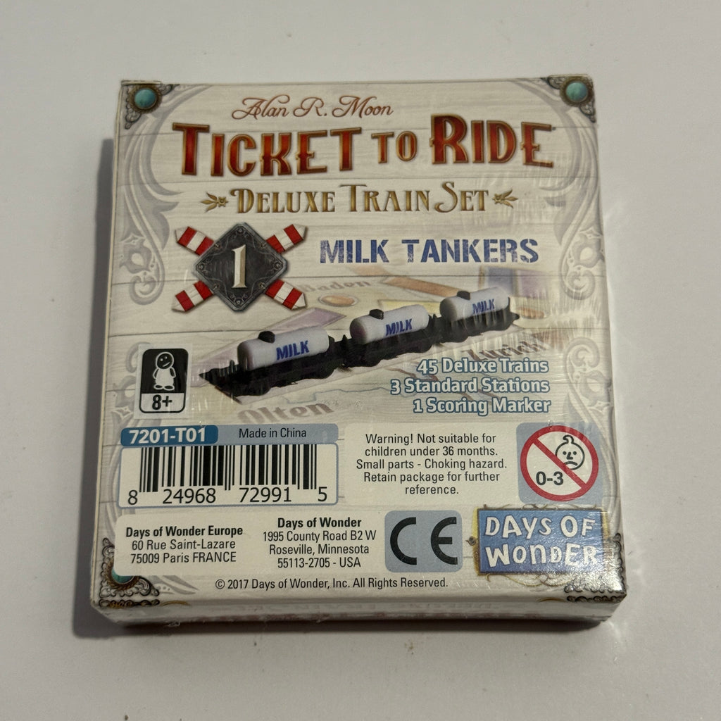 Ticket to Ride: Deluxe Train Set - Milk Tankers