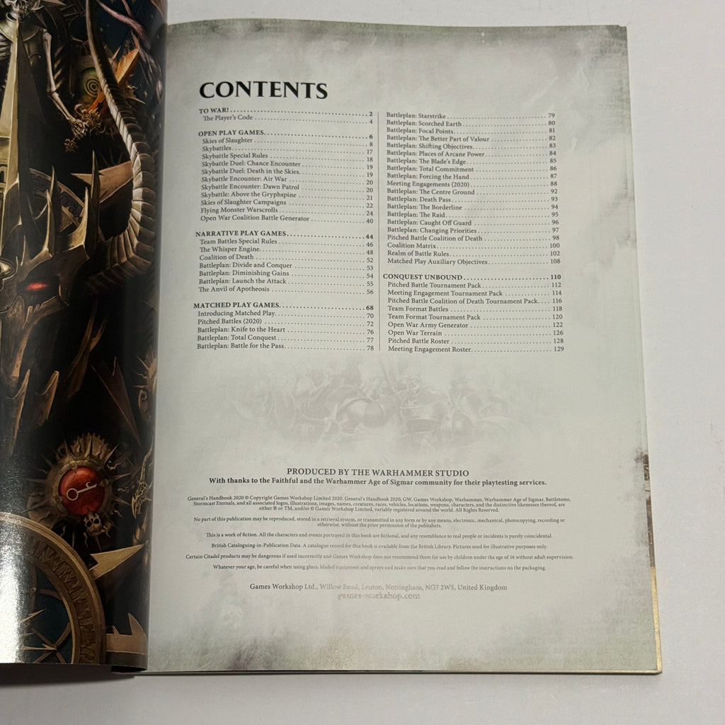 Warhammer: Age of Sigmar General's Handbook 2020