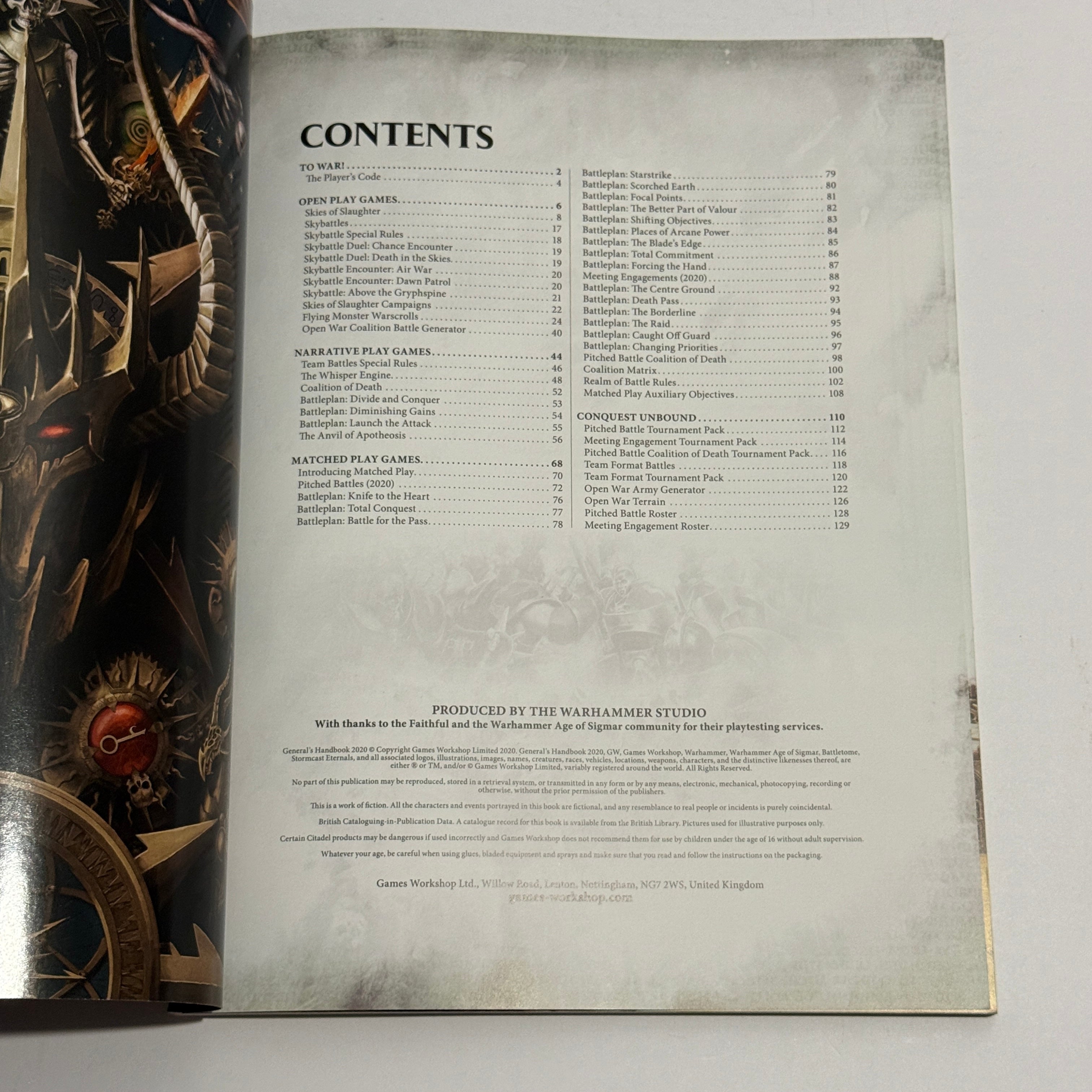 Warhammer: Age of Sigmar General's Handbook 2020