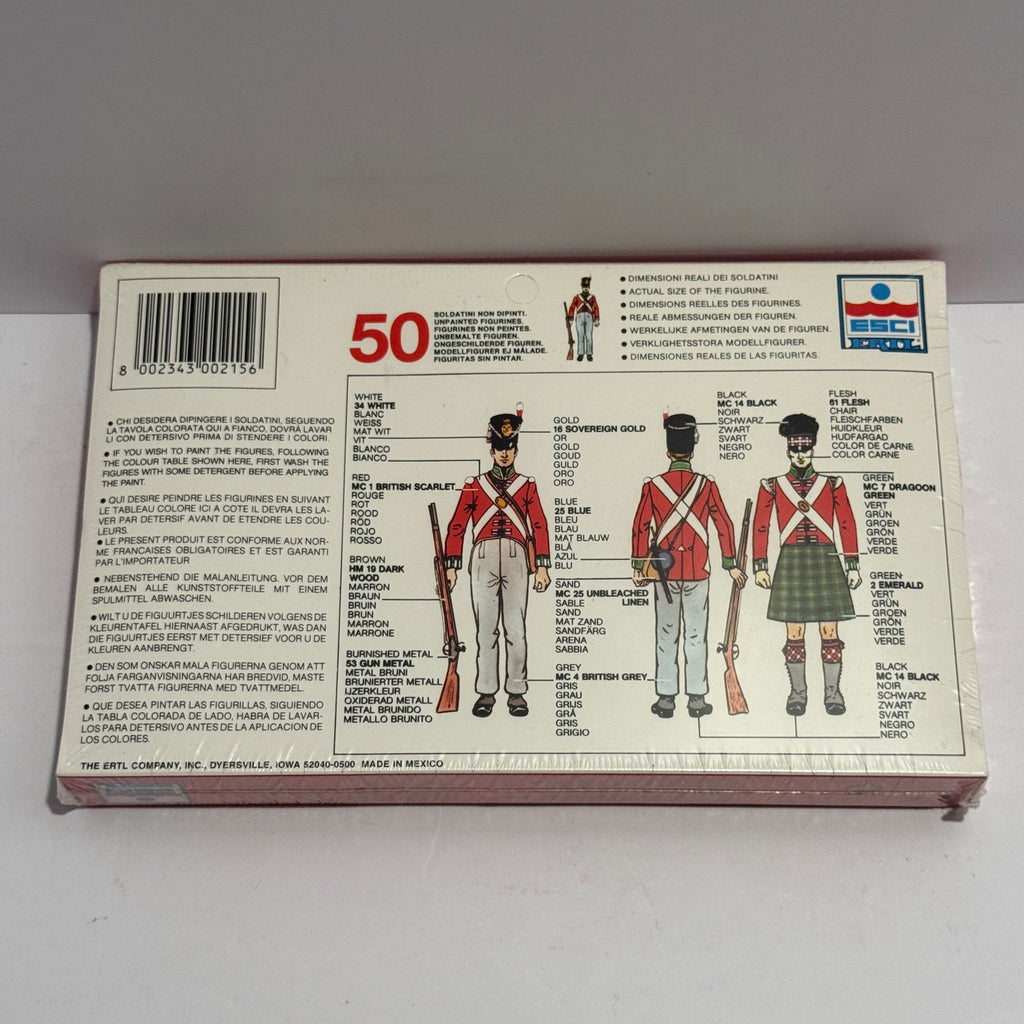 ESCI ERTL Napoleonic Wars British Infantry Waterloo 1815 1/72 215