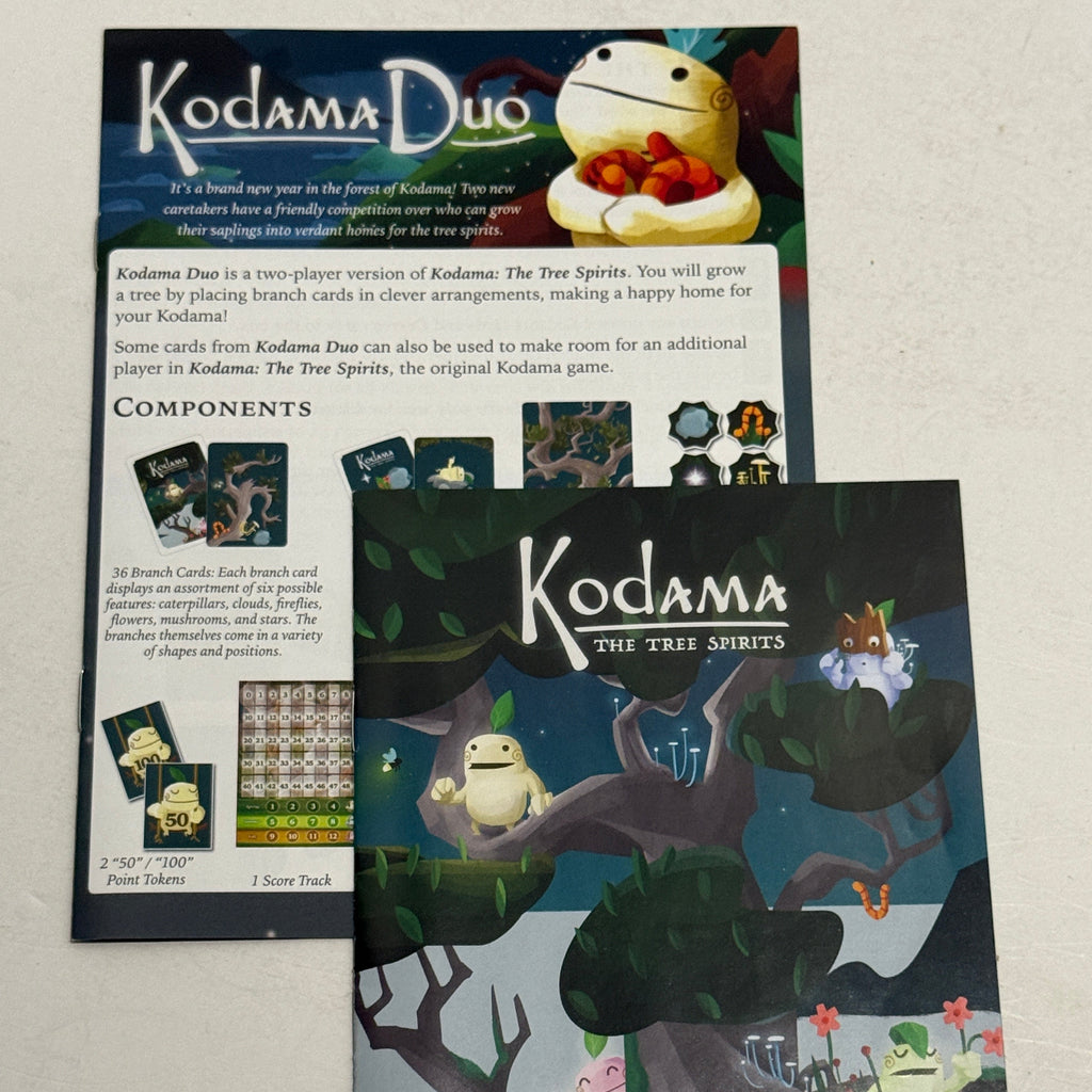 Kodama Duo Board Game & The Tree Spirits