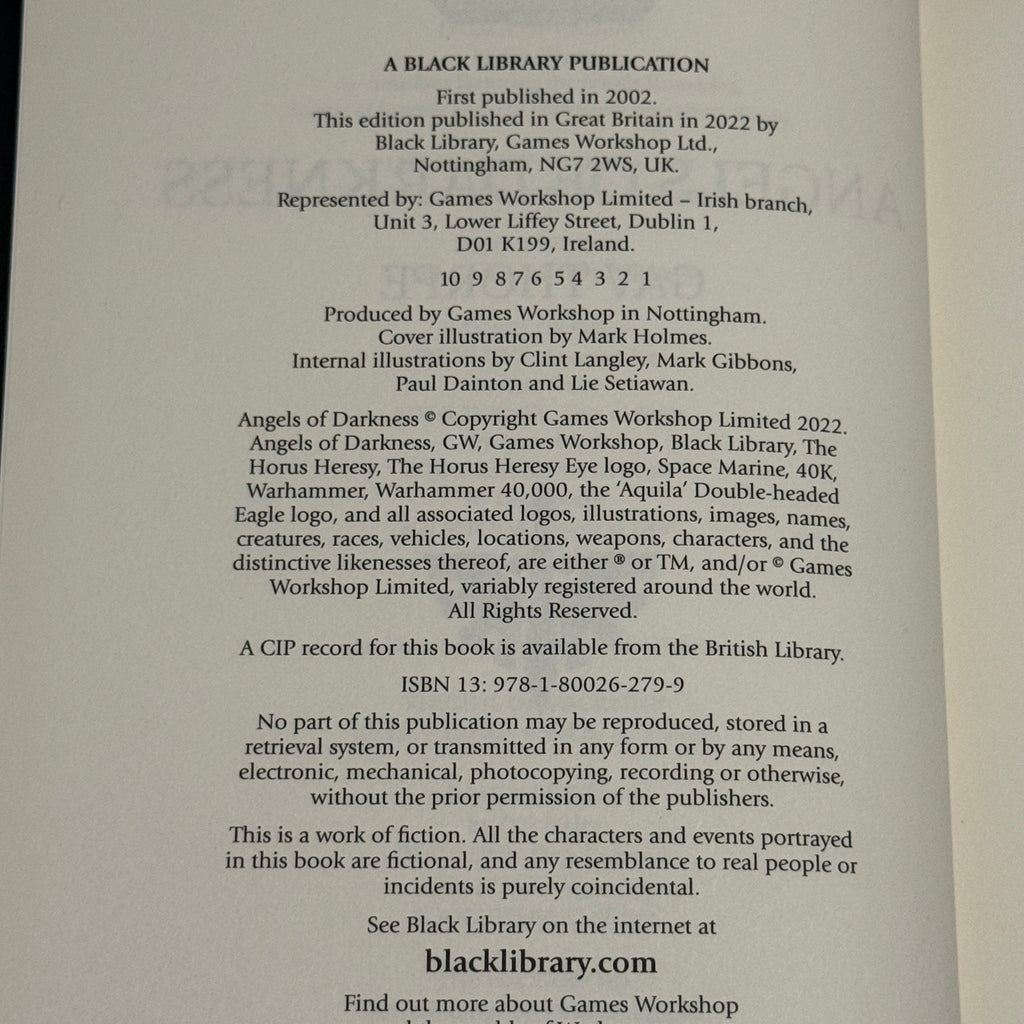 Angels of Darkness 20th Anniversary Edition