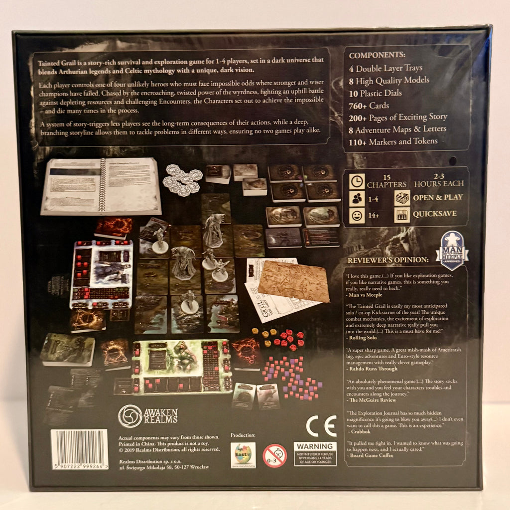 Tainted Grail: Fall of Avalon Board Game Kickstarter Edition w/ Stretch Goals