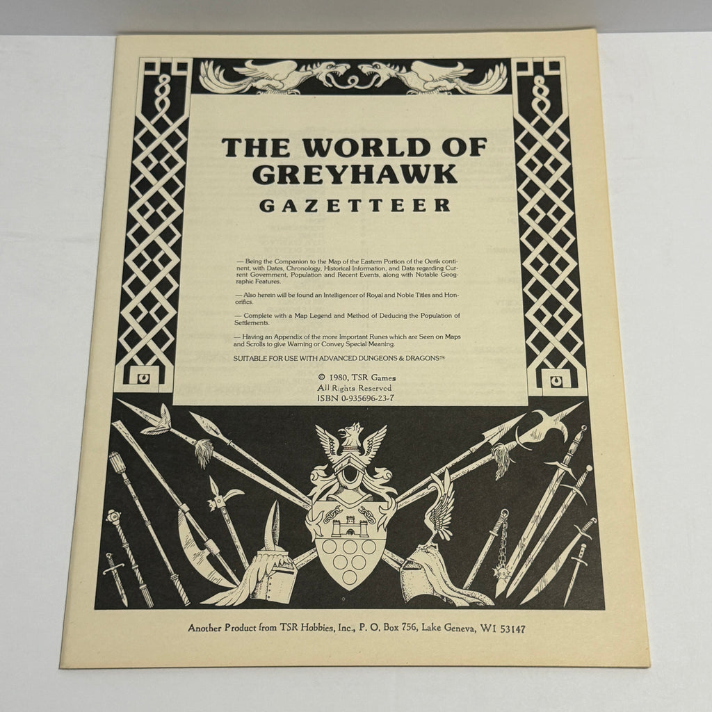 Advanced Dungeons & Dragons: The World of Greyhawk