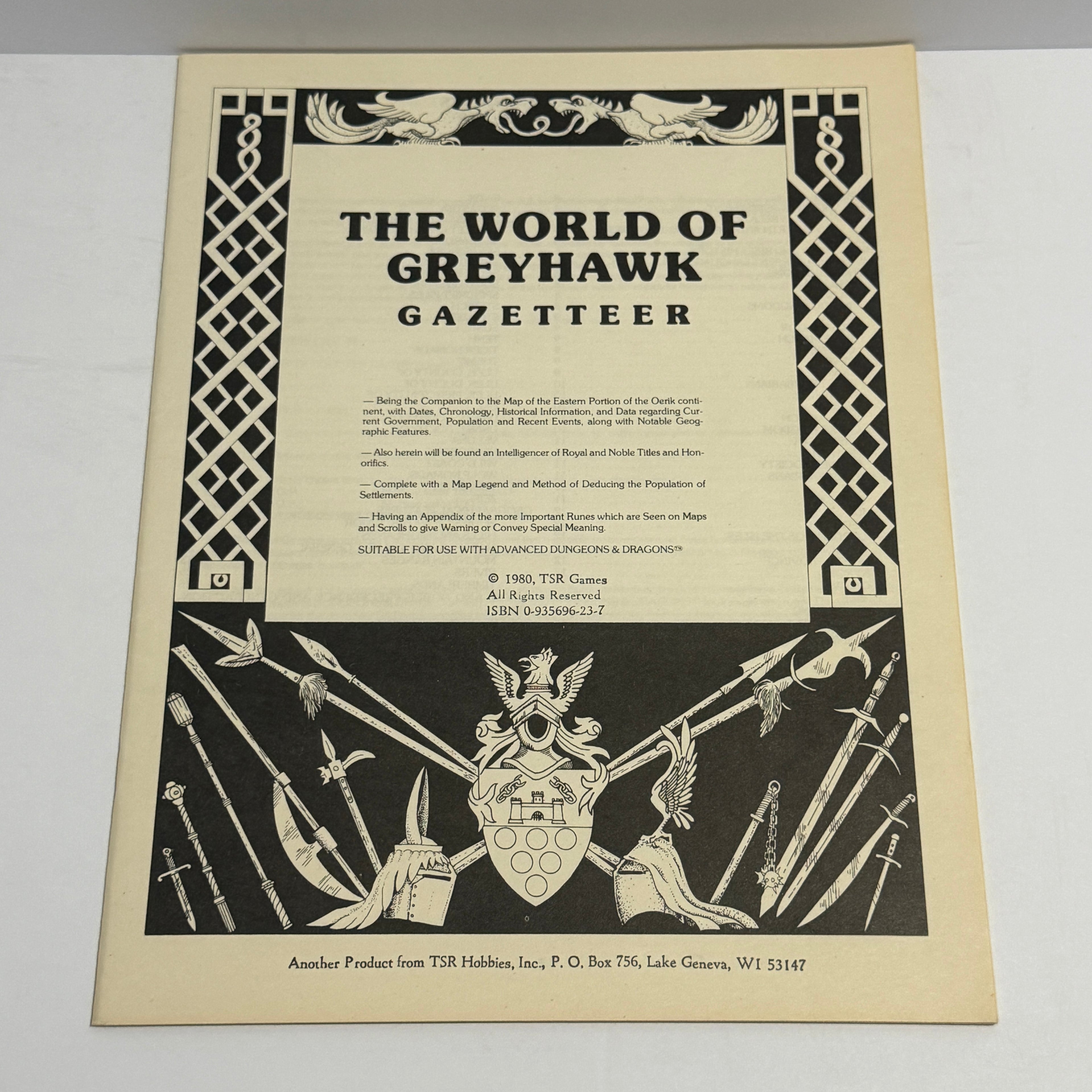 Advanced Dungeons & Dragons: The World of Greyhawk