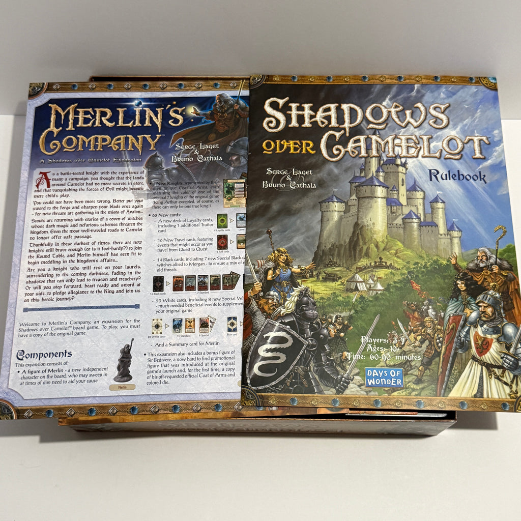 Shadows Over Camelot w/ Merlin's Company Expansion