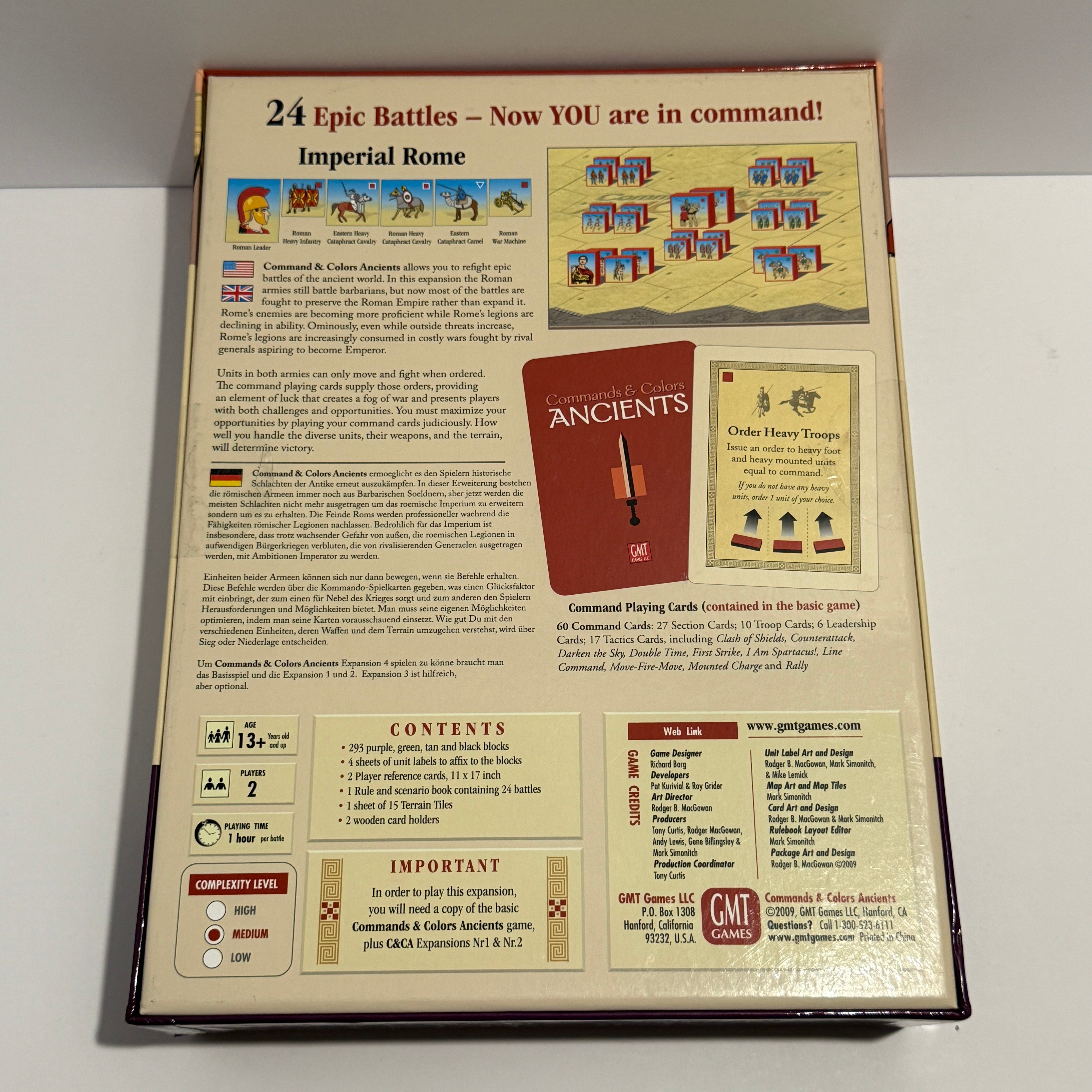 Commands & Colors: Ancients Expansion Nr. 4 Imperial Rome