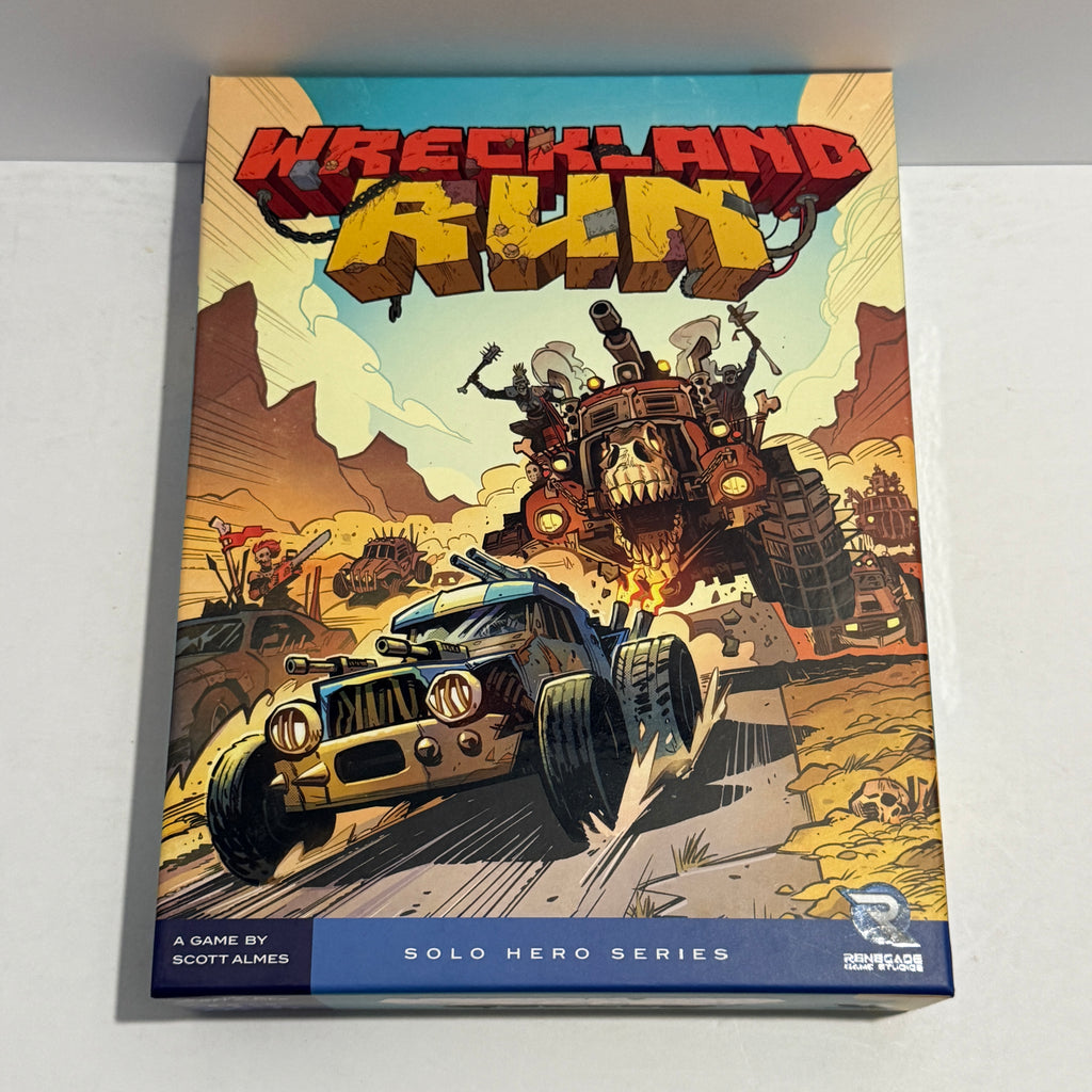 Wreckland Run Board Game w/ Fallout Expansion & Playmat