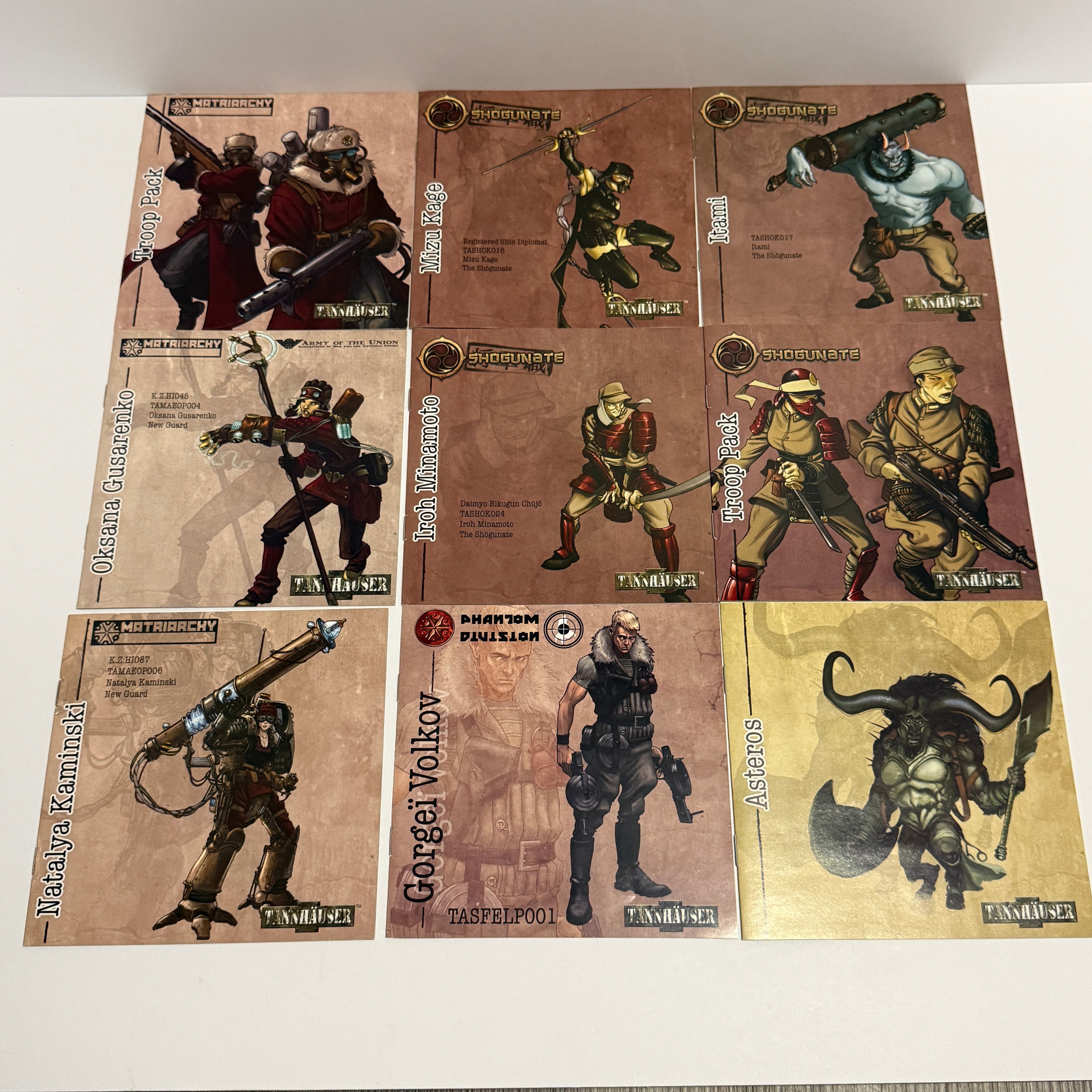 Tannhauser Board Game Complete Collection / All Expansions