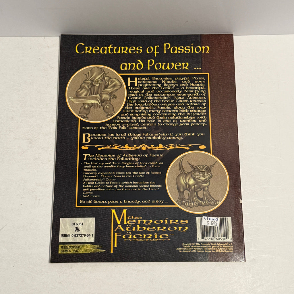 Castle Falkenstein: The Memoirs of Auberon of Faerie