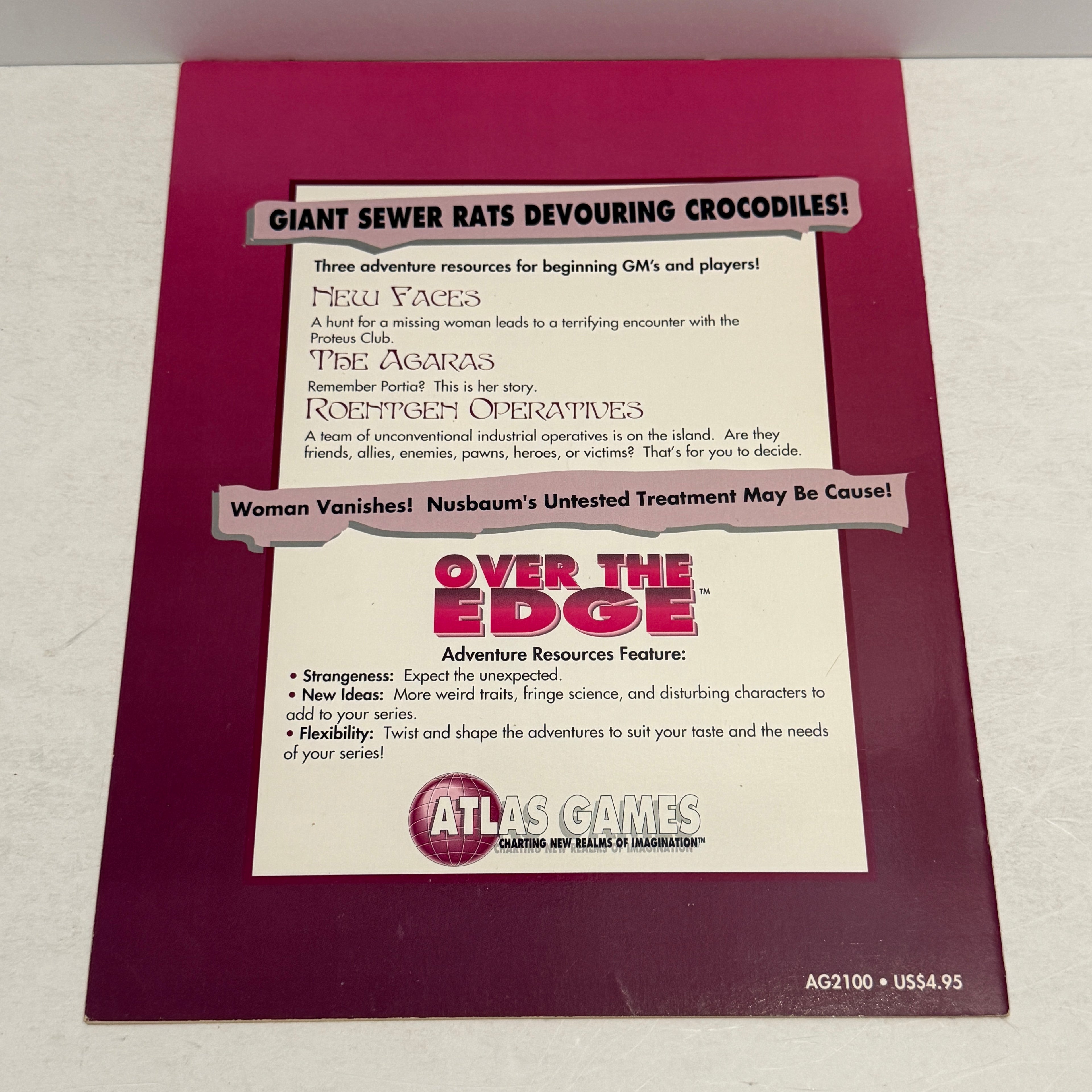 Over the Edge: New Faces Adventure Resource