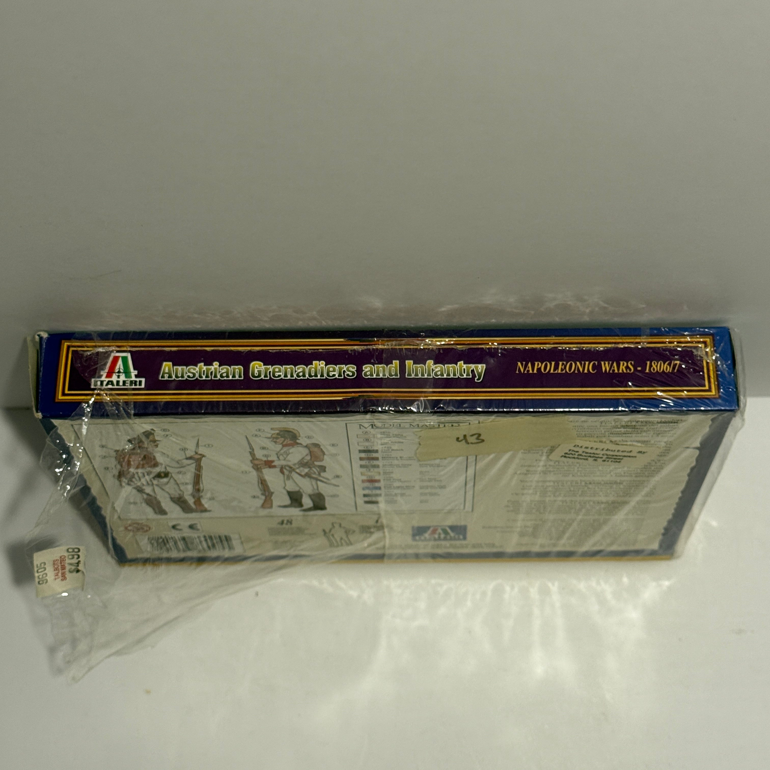 Italeri Austrian Grenadiers and Infantry 1/72 Scale Model Kit #6005