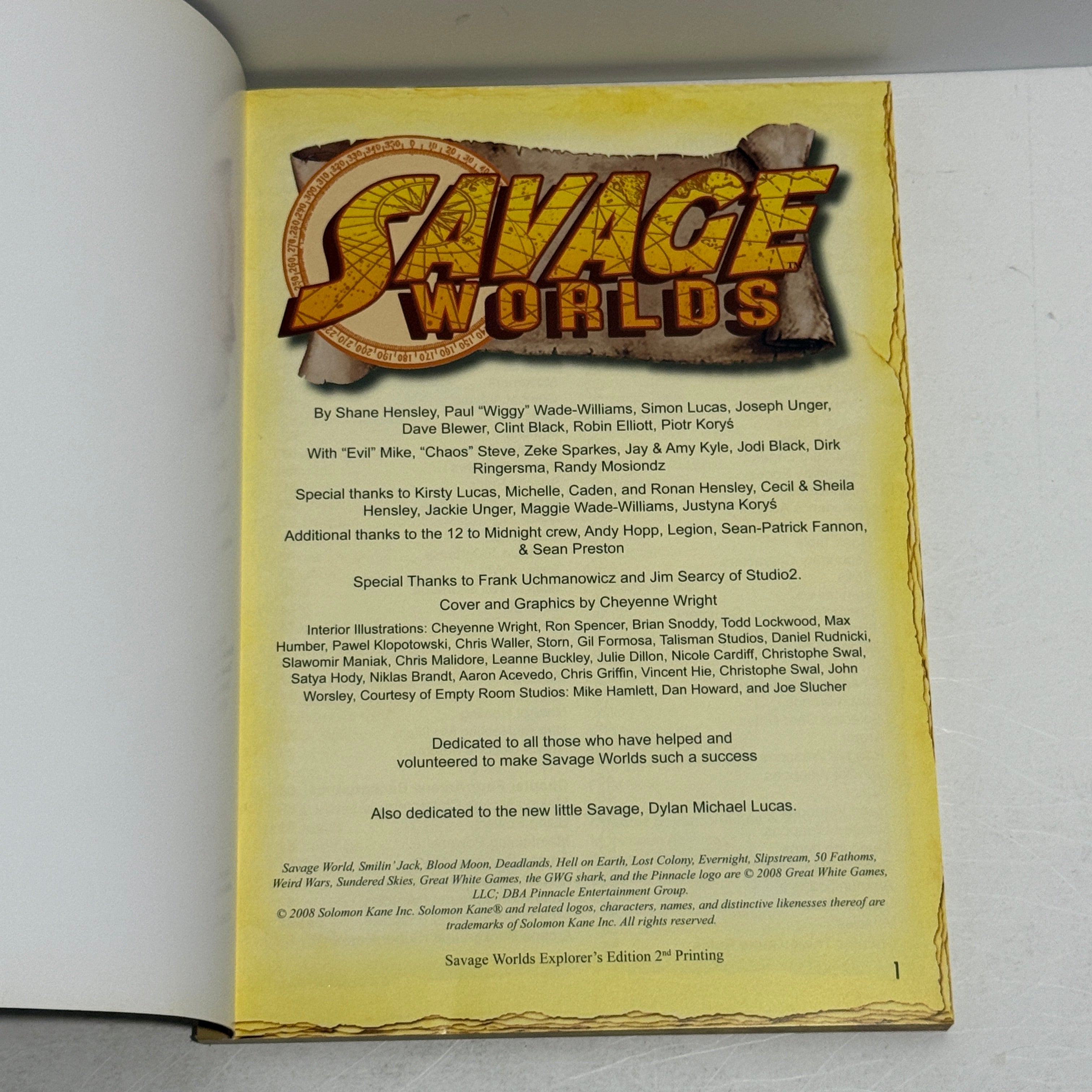 Savage Worlds Explore'rs Edition