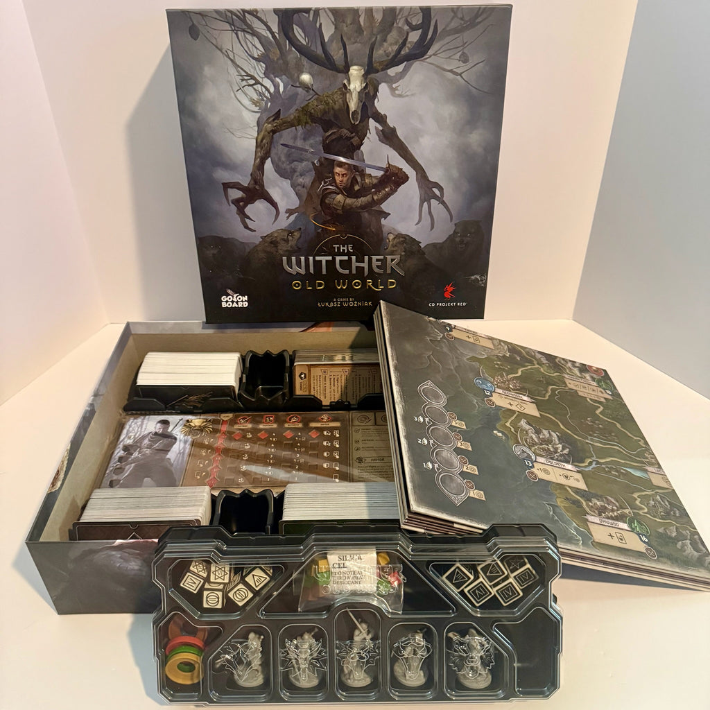 The Witcher: Old World Board Game w/ Kickstarter & Legendary Hunt Expansions