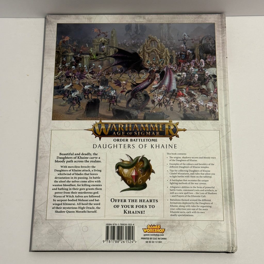 Warhammer: Age of Sigmar Order Battletome Daughters of Khaine