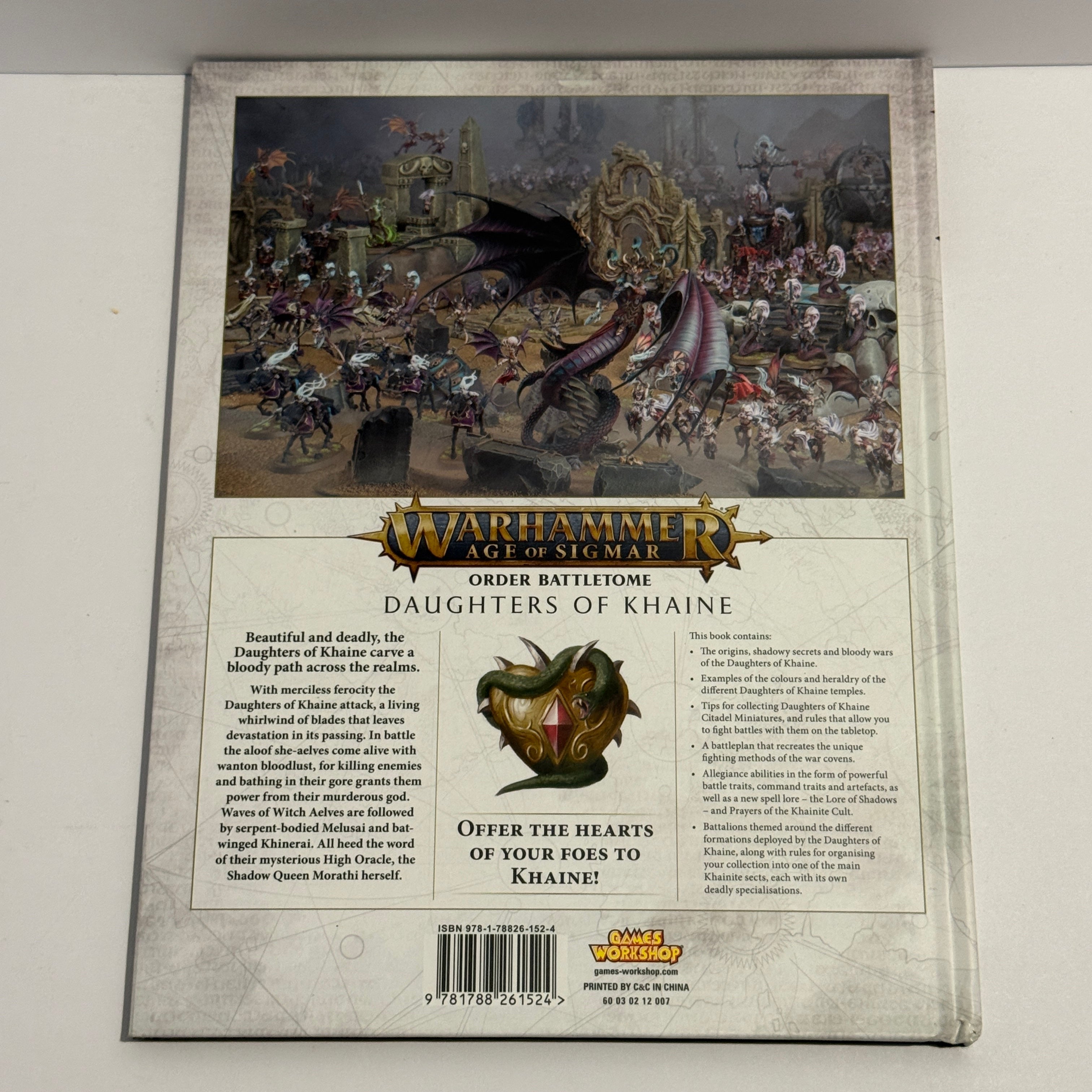 Warhammer: Age of Sigmar Order Battletome Daughters of Khaine