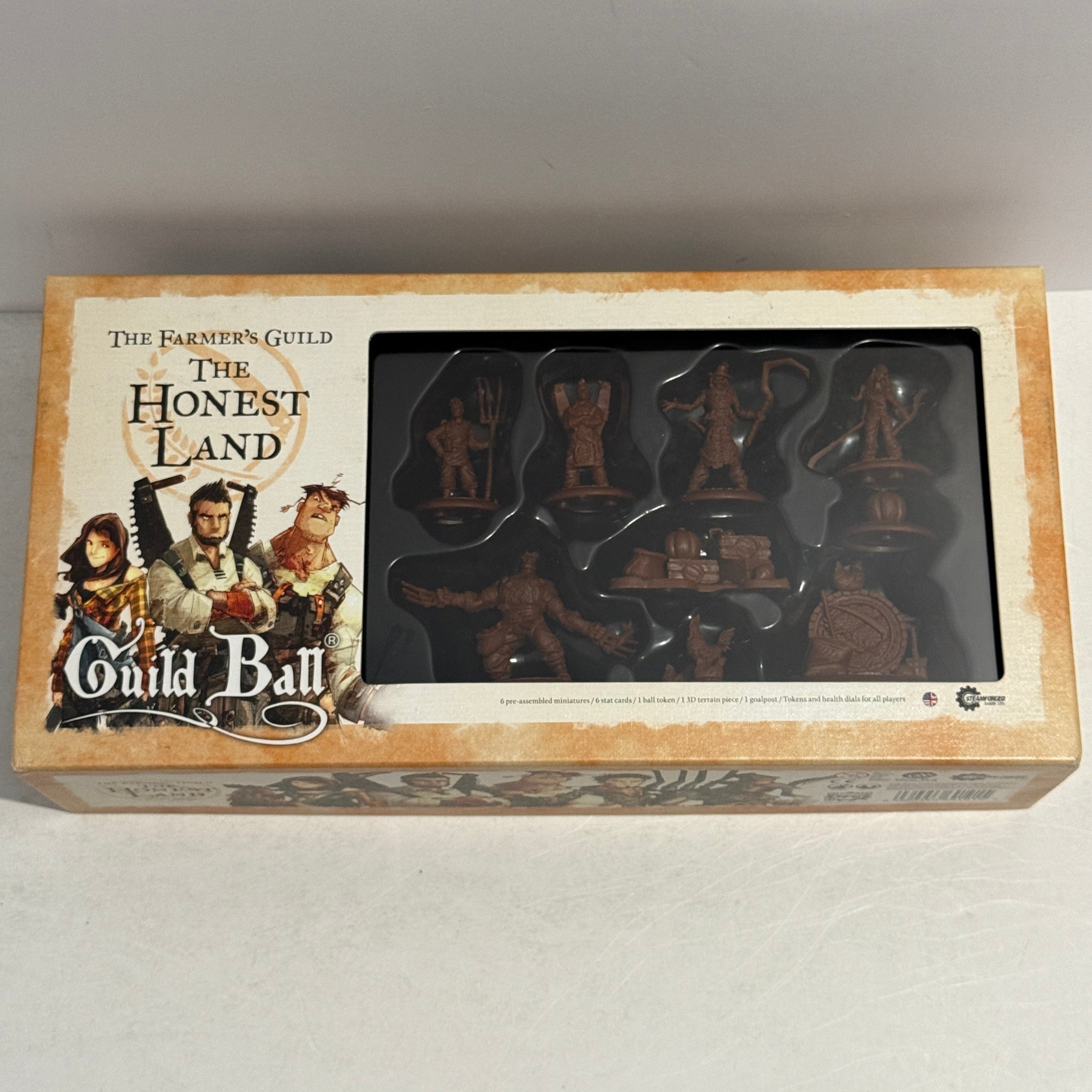 Guild Ball: Kick Off! Board Game w/ The Honest Land & Forged From Steel Expansions