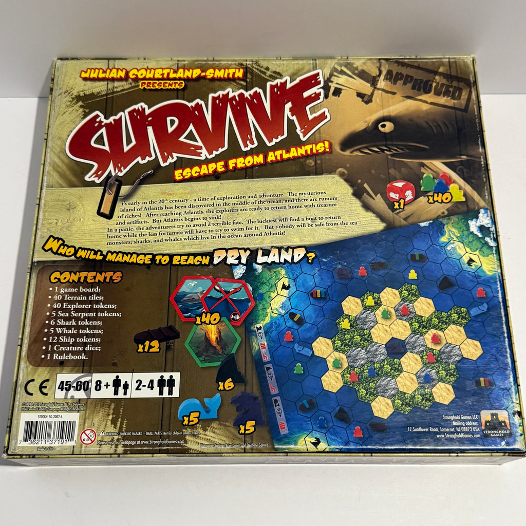 Survive: Escape from Atlantis 30th Anniversary Ed. w/ 2 Expansions
