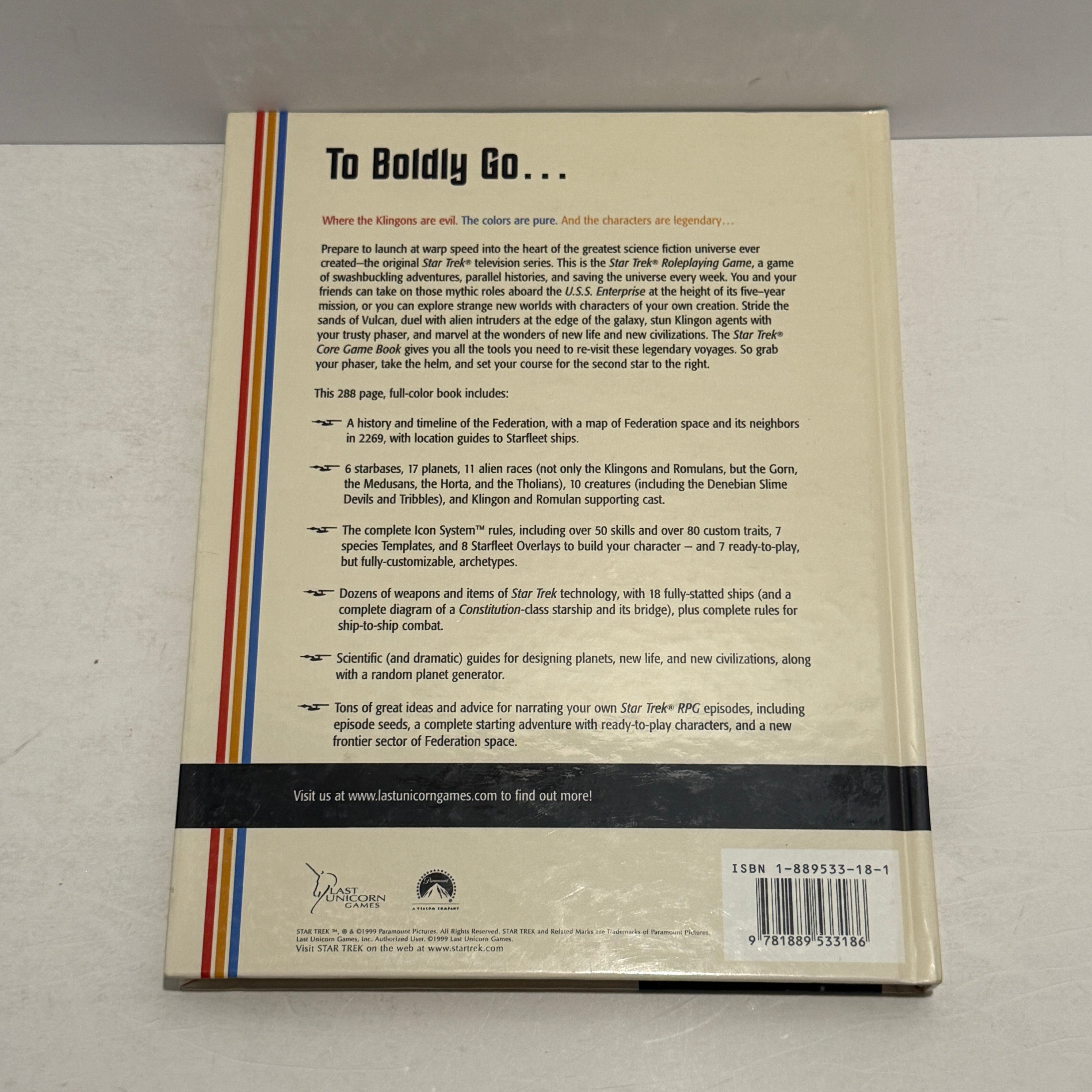 Star Trek Roleplaying Game Core Game Book