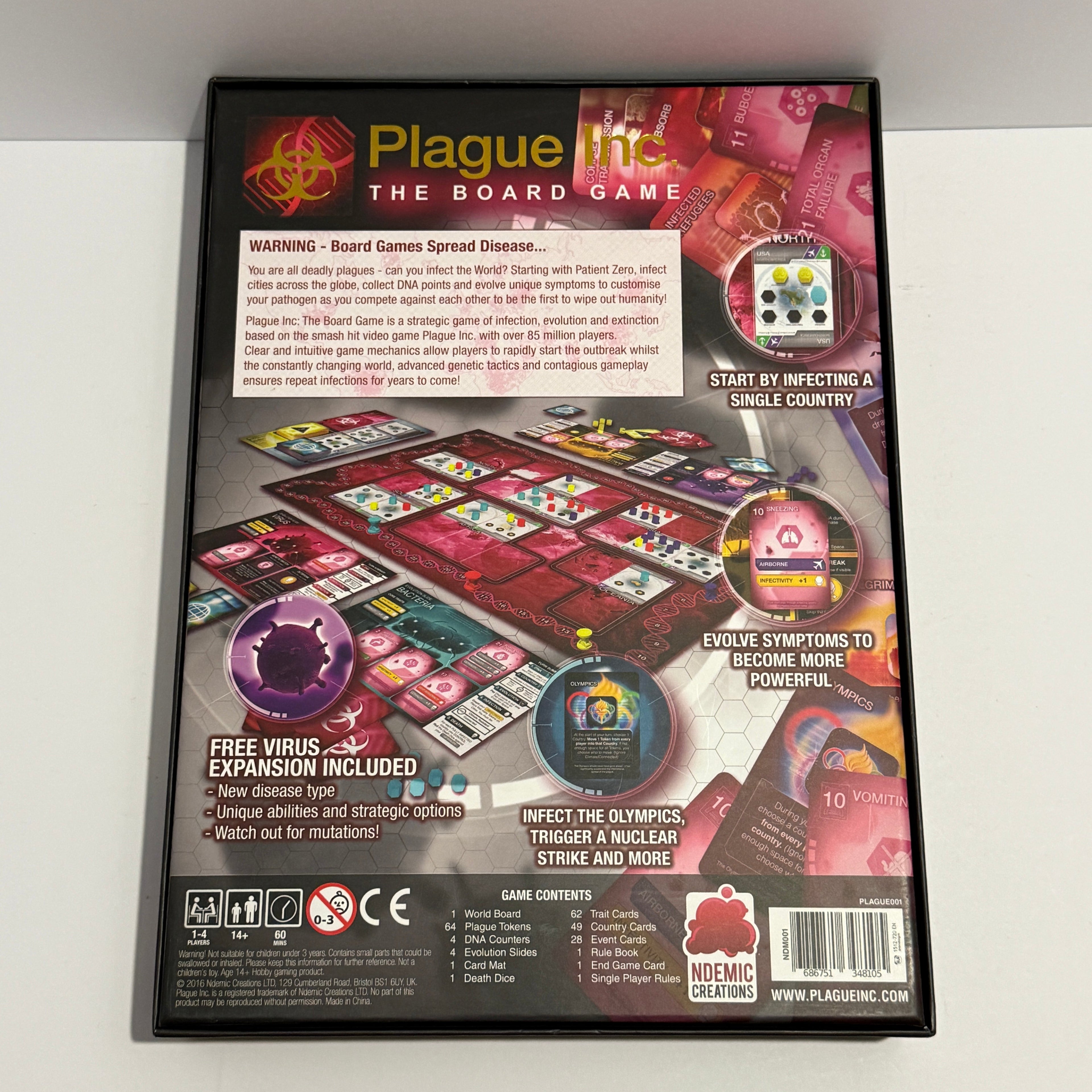 Plague Inc Collectors Edition Board Game & Armageddon Expansion