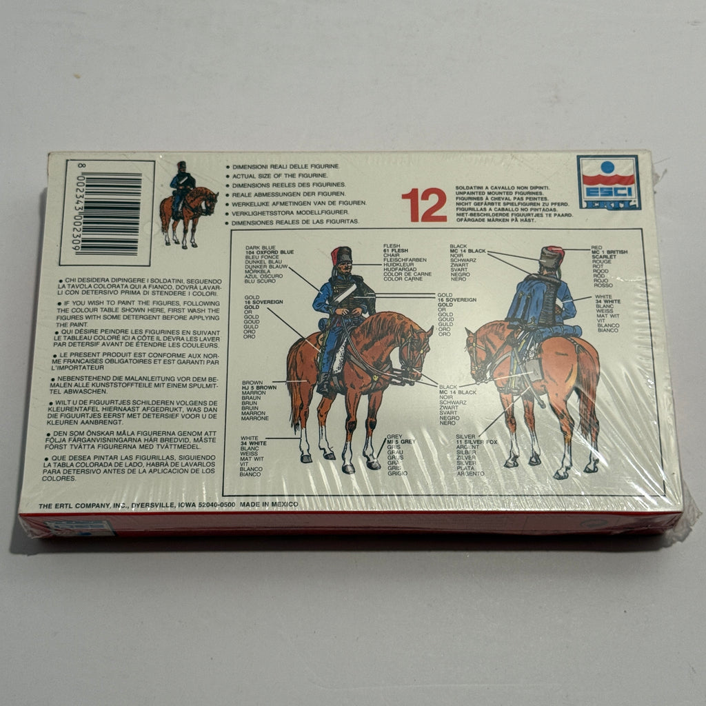 ESCI ERTL Napoleonic Wars British Light Dragoons Waterloo 1815 #230