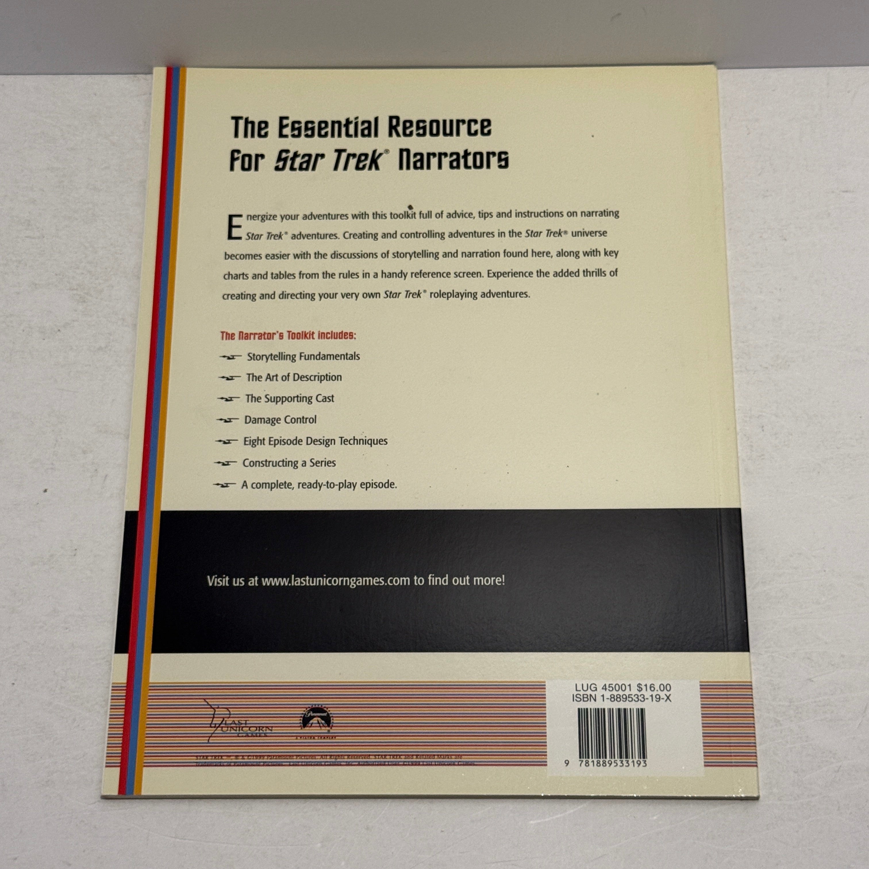 Star Trek Narrators Toolkit 45001 & DM Screen
