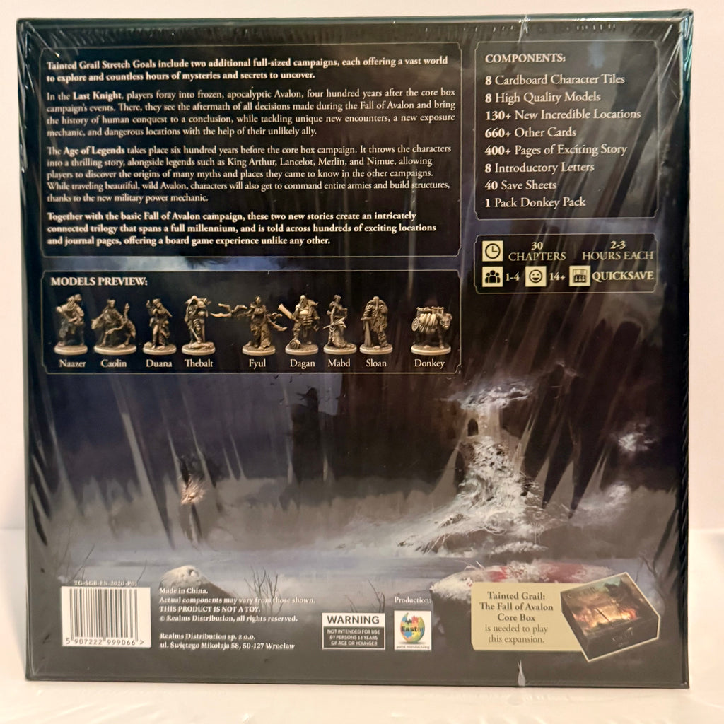 Tainted Grail: Fall of Avalon Board Game Kickstarter Edition w/ Stretch Goals