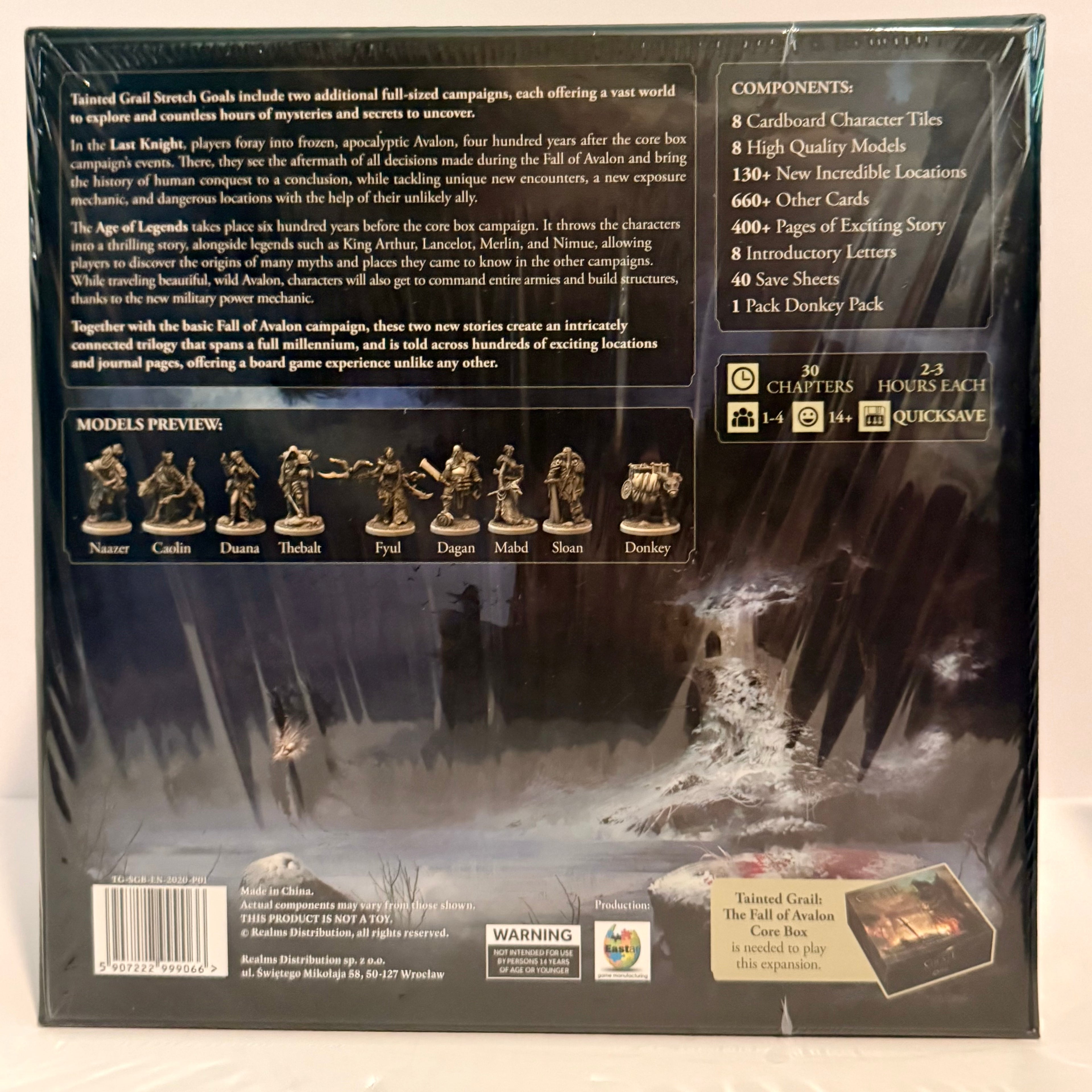 Tainted Grail: Fall of Avalon Board Game Kickstarter Edition w/ Stretch Goals