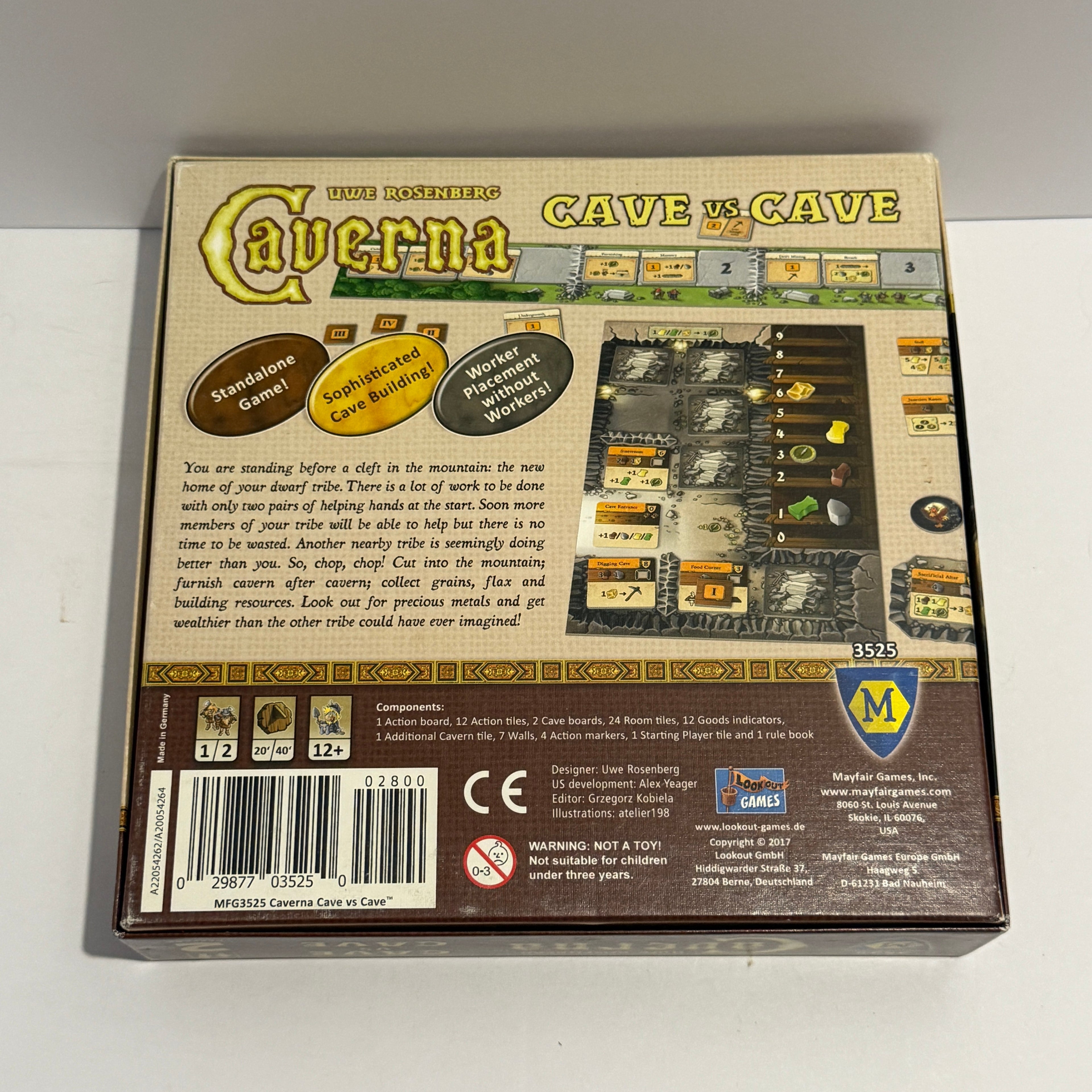 Caverna: Cave vs. Cave w/ Era 2 Expansion