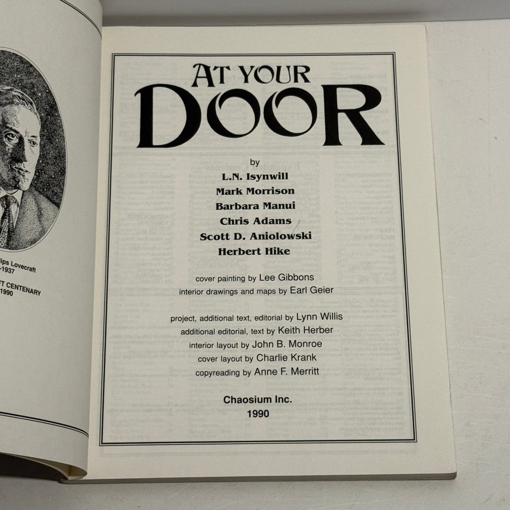 Call of Cthulhu: At Your Door Role-Playing Game