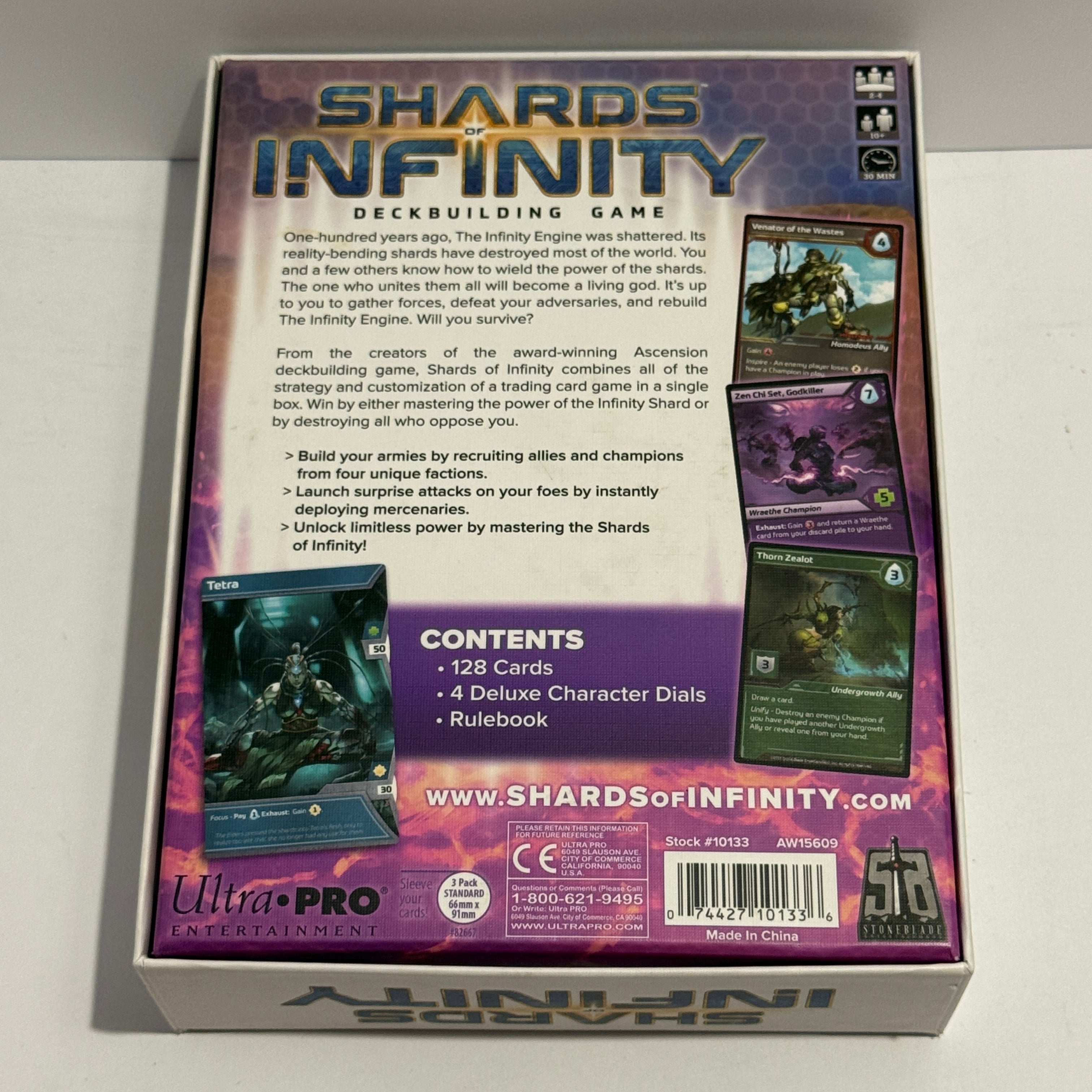 Shards of Infinity Card Game w/ Relics of the Future Expansion