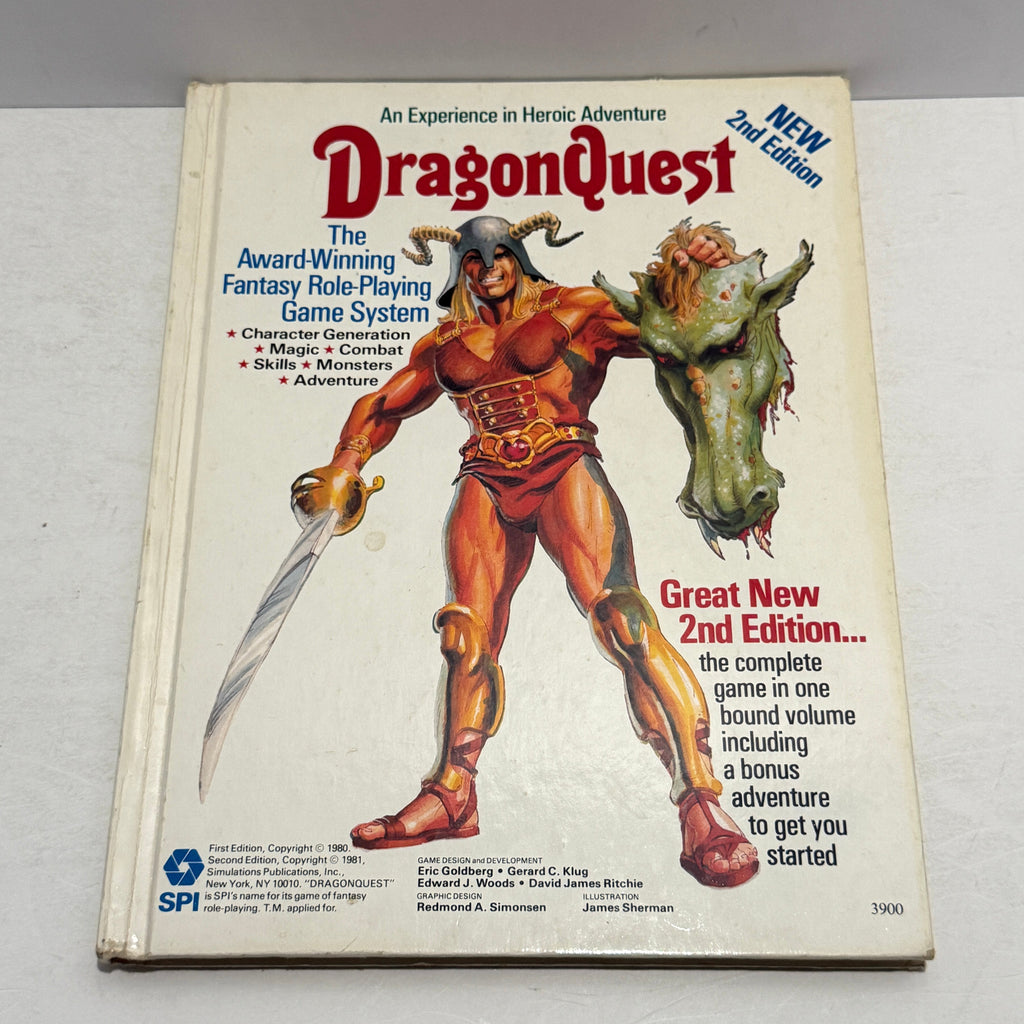 DragonQuest 2nd Ed Hardcover 3900
