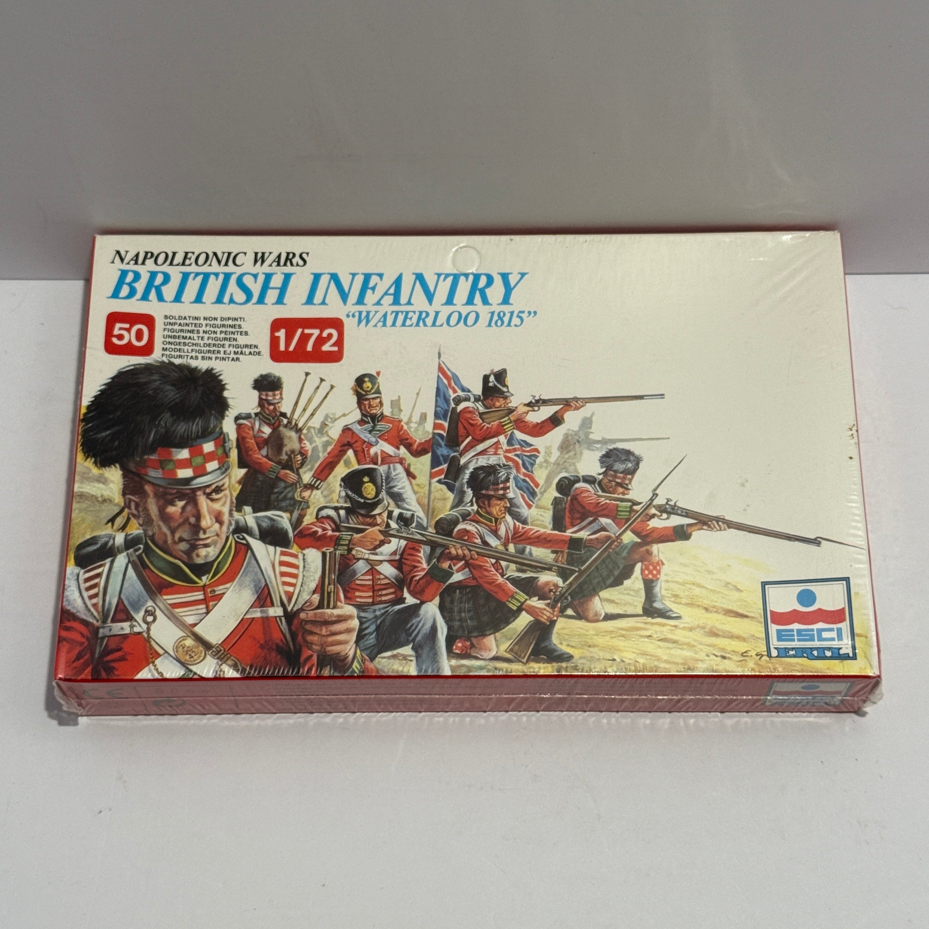 ESCI ERTL Napoleonic Wars British Infantry Waterloo 1815 1/72 215