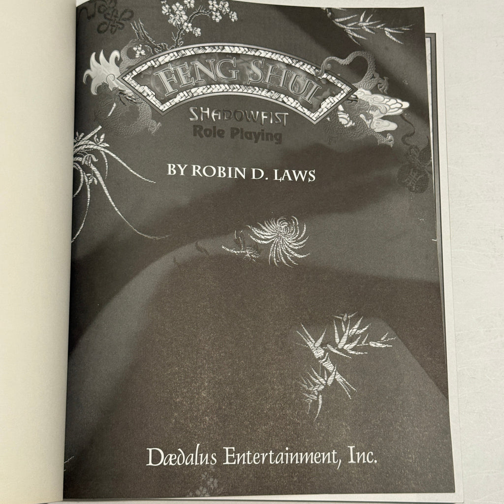 Feng Shui Shadowfist RPG Book DAE1400