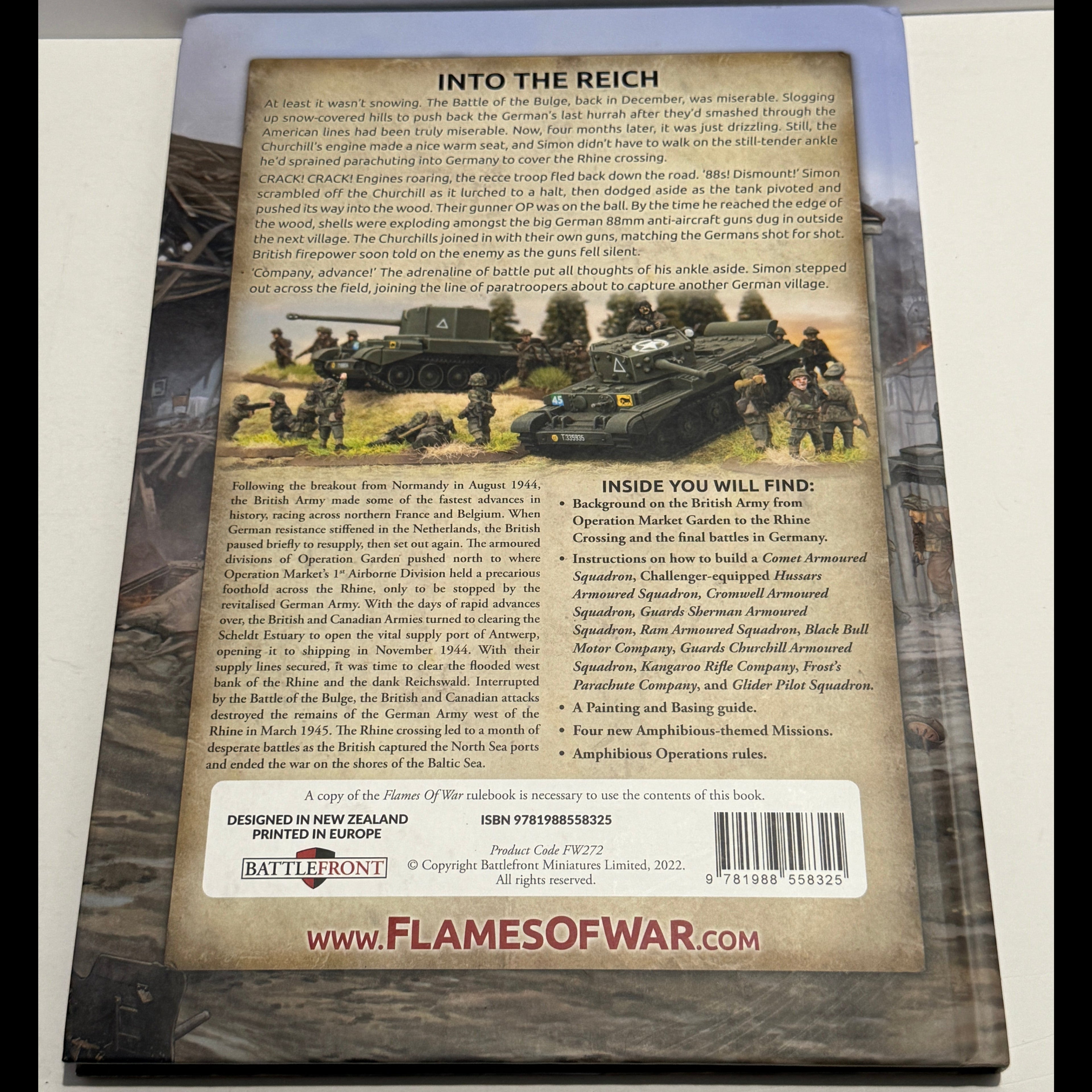 Flames of War British Bulge Forces on the Western Front Hardcover Book