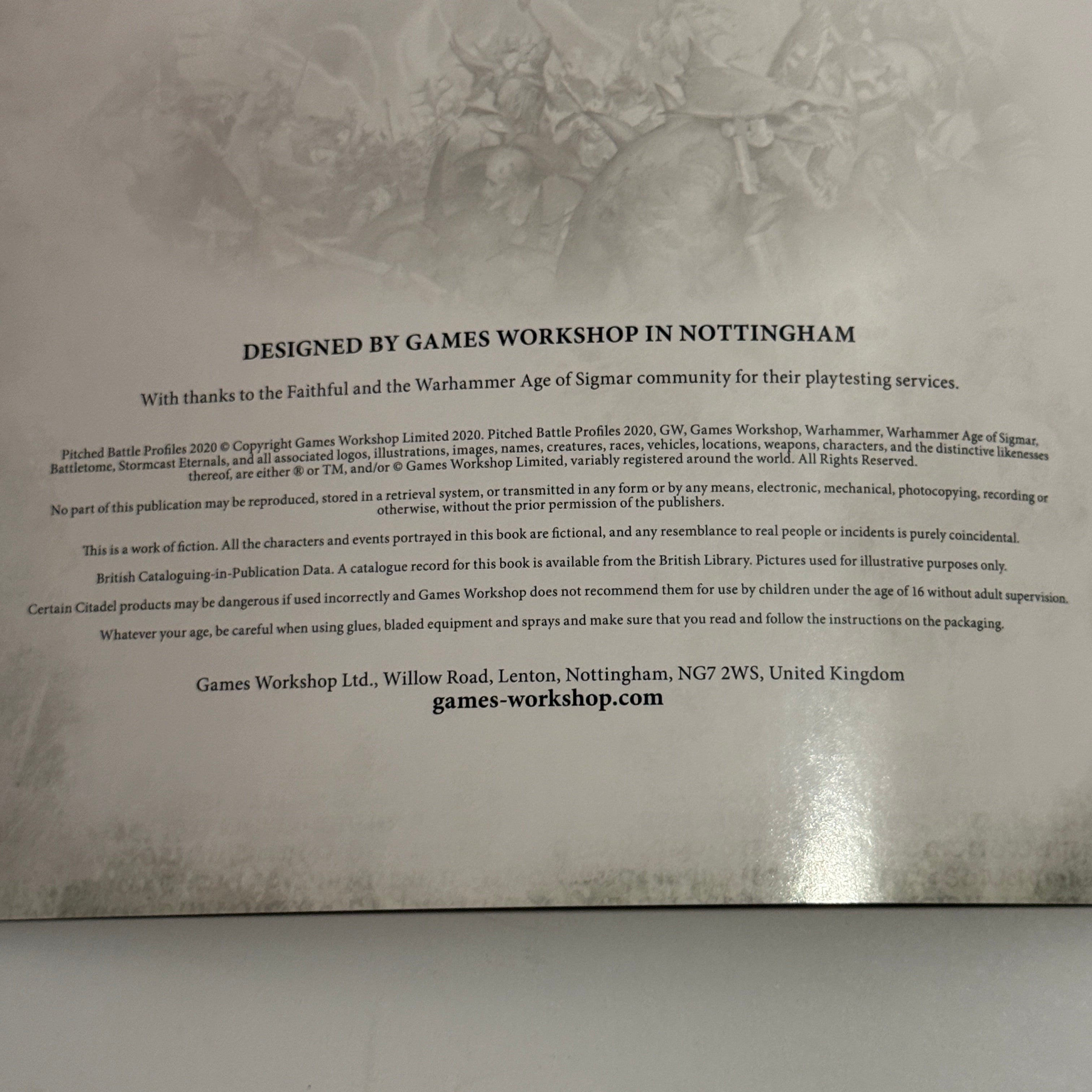 Warhammer: Age of Sigmar Pitched Battle Profiles 2020
